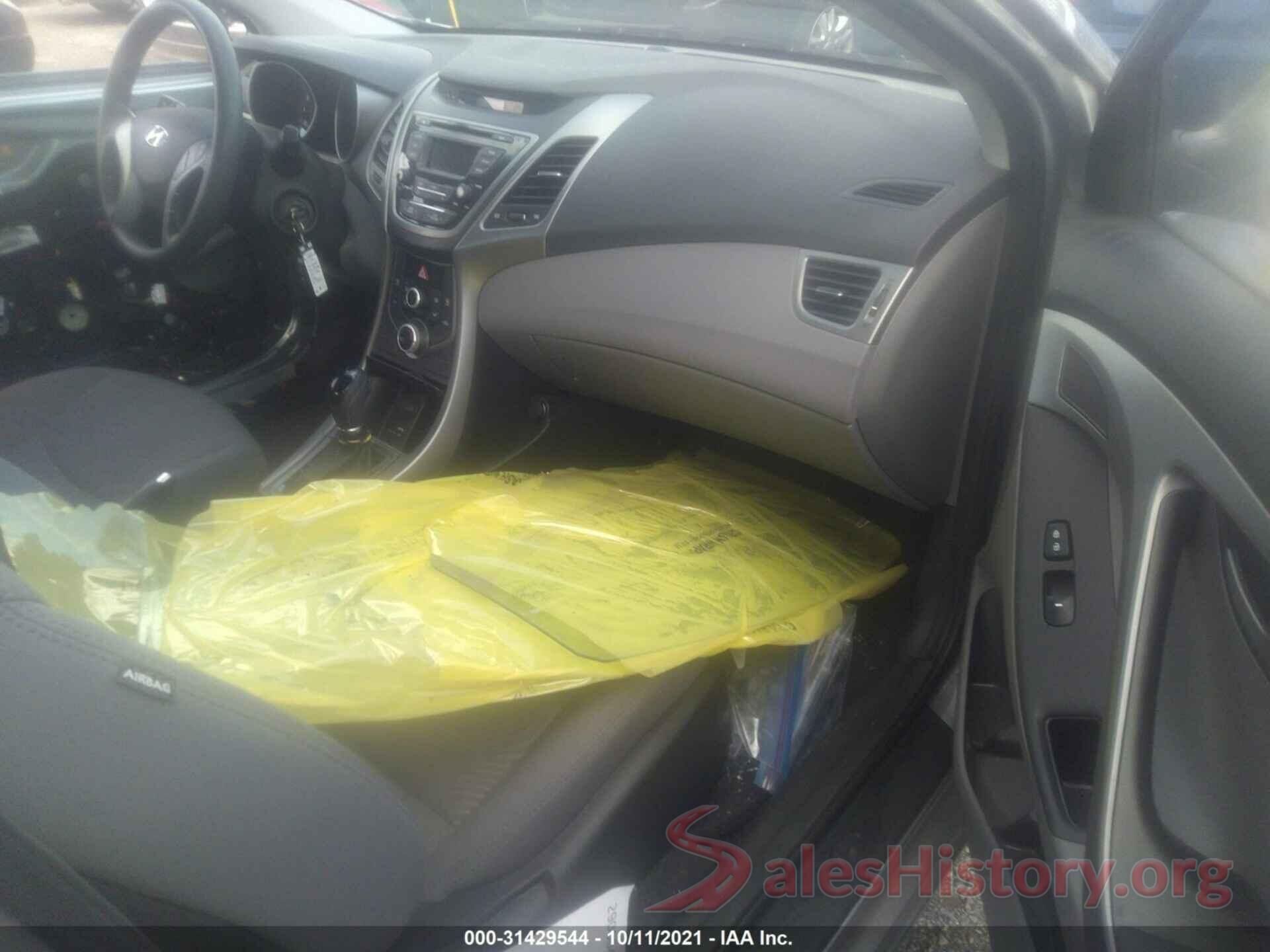 5NPDH4AE5GH733380 2016 HYUNDAI ELANTRA