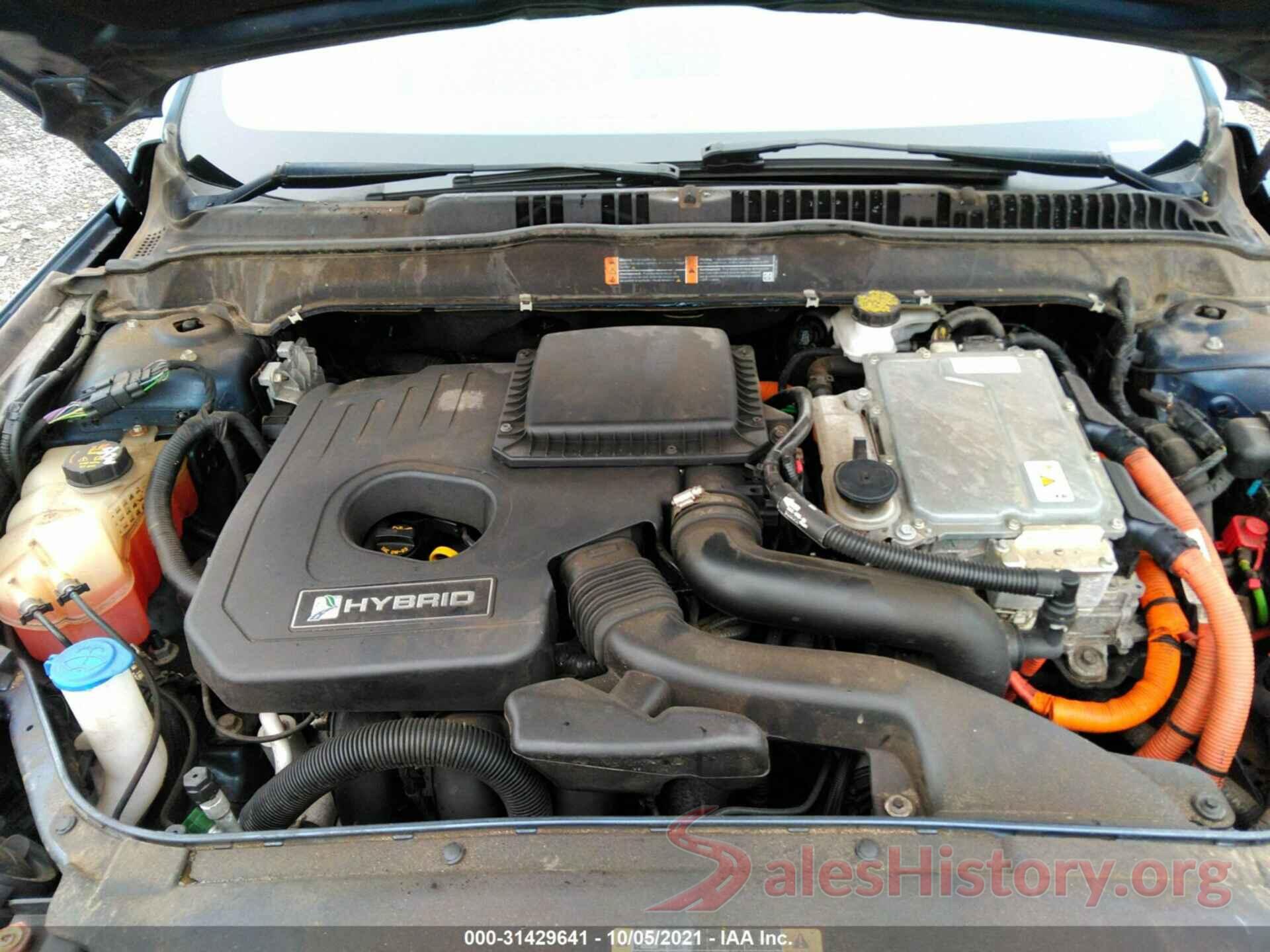 3FA6P0UUXJR210261 2018 FORD FUSION HYBRID