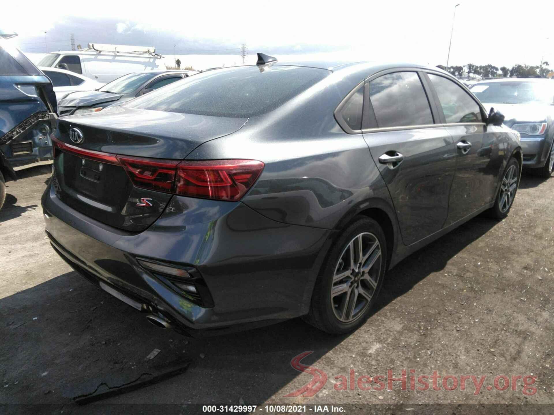 3KPF34AD6KE081722 2019 KIA FORTE