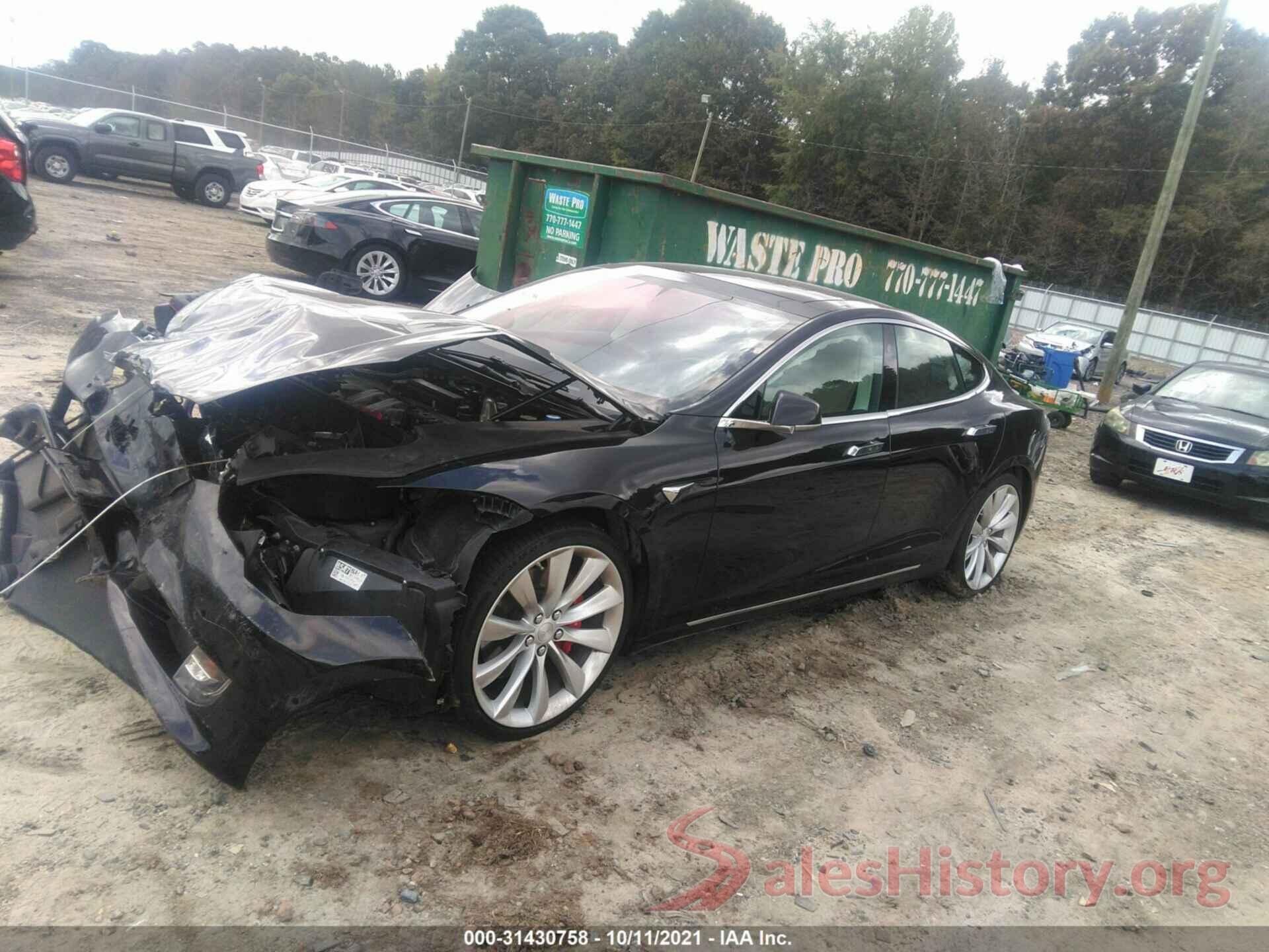 5YJSA1E40GF177604 2016 TESLA MODEL S