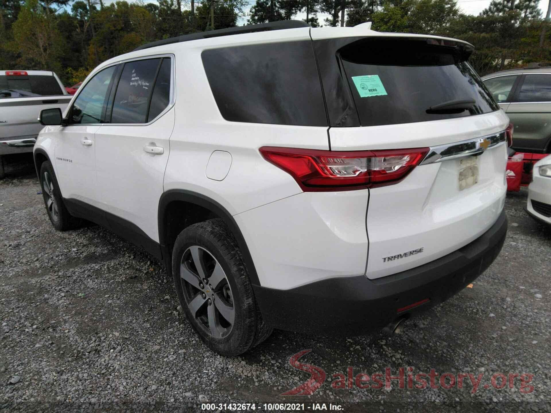 1GNERHKW1LJ243012 2020 CHEVROLET TRAVERSE