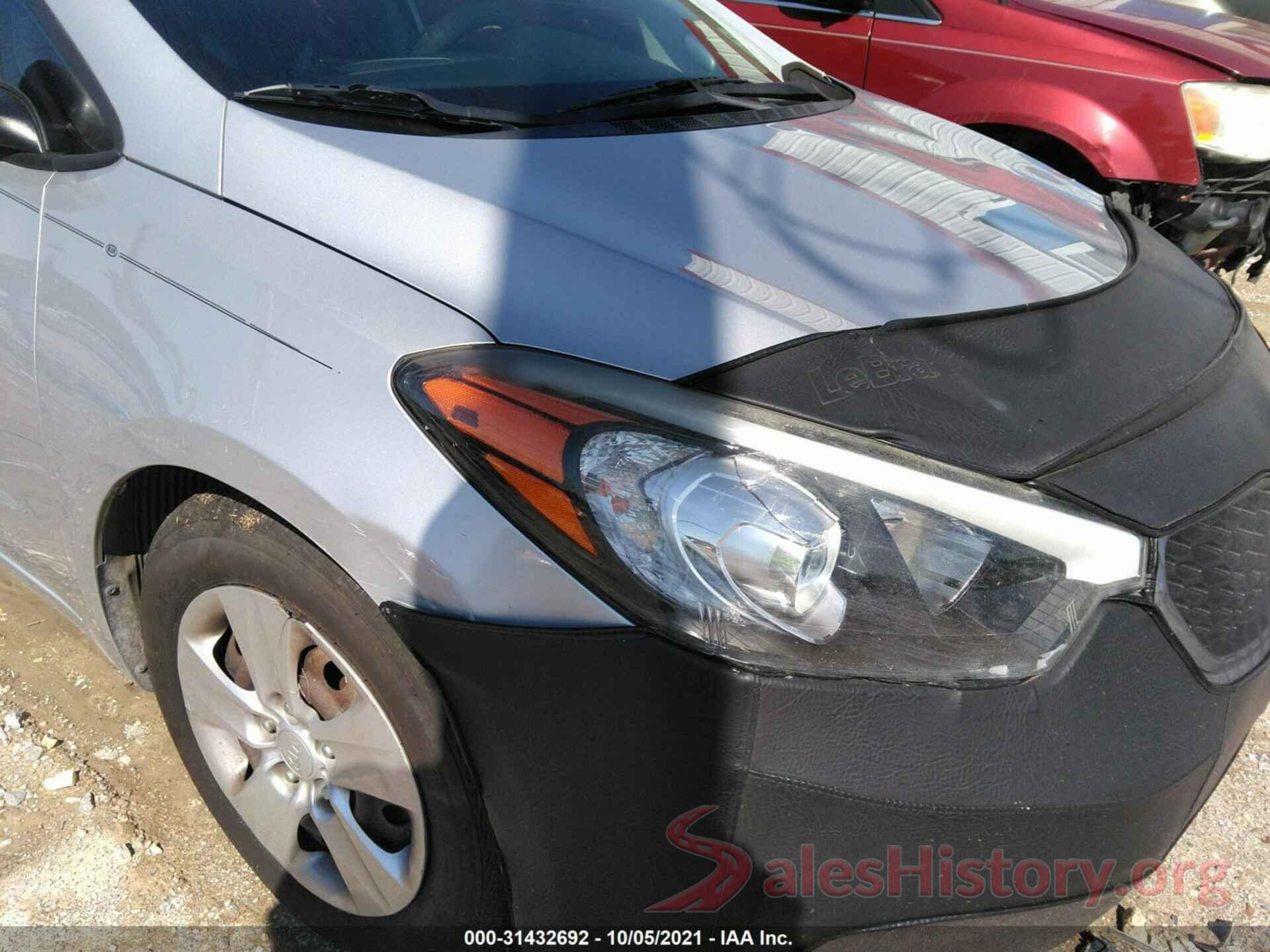 KNAFX4A64G5520129 2016 KIA FORTE