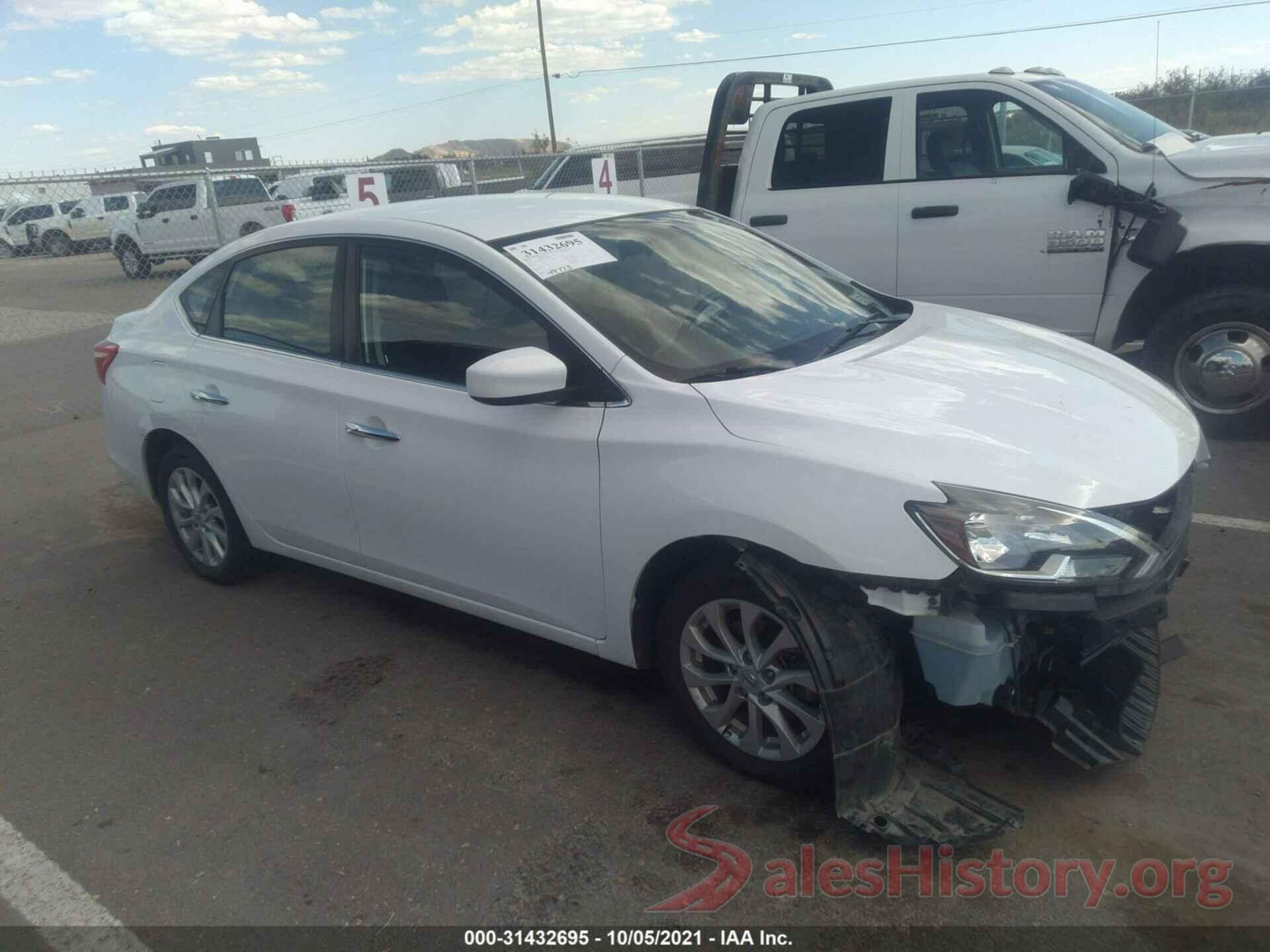 3N1AB7APXKY354333 2019 NISSAN SENTRA