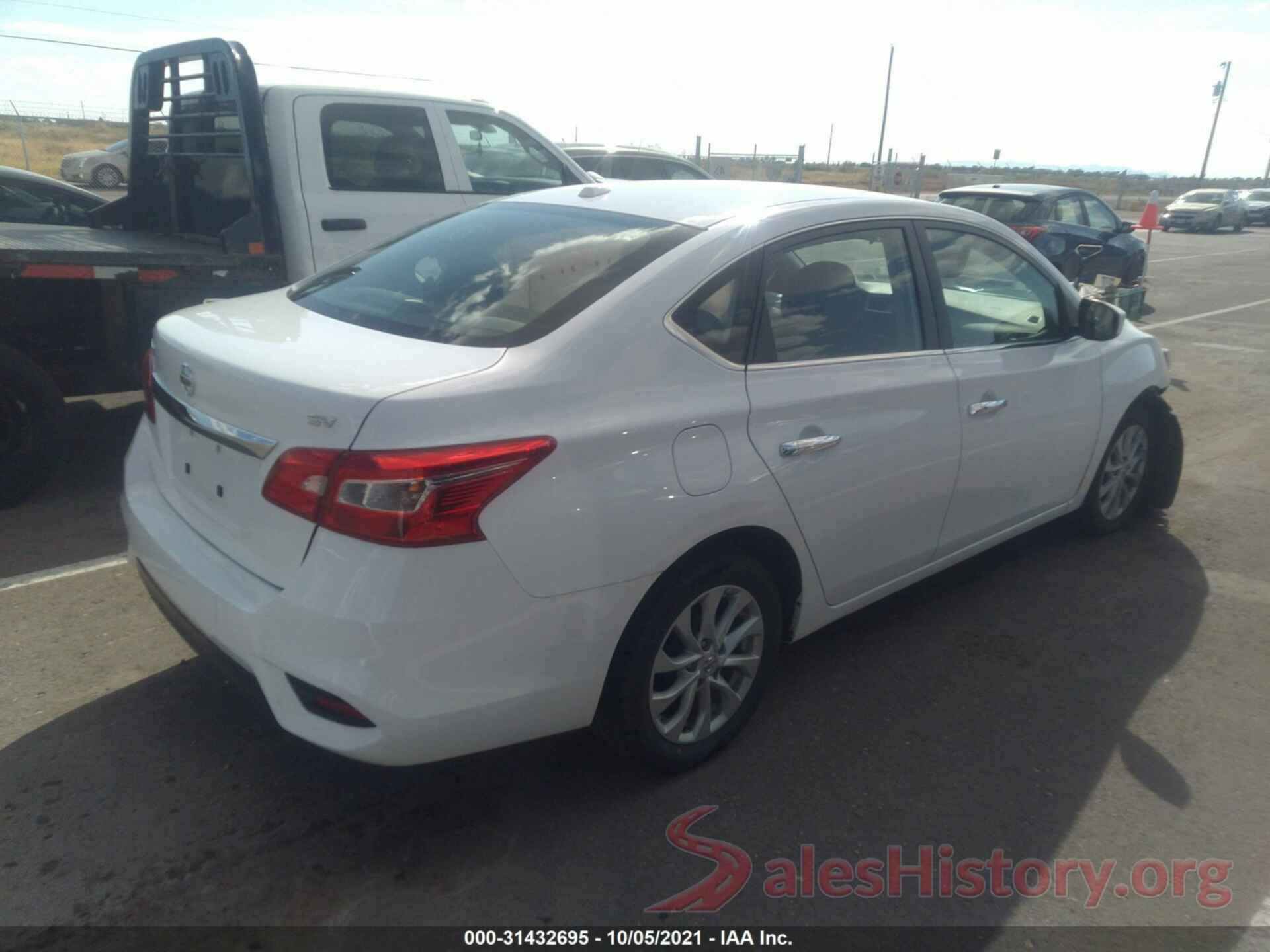 3N1AB7APXKY354333 2019 NISSAN SENTRA