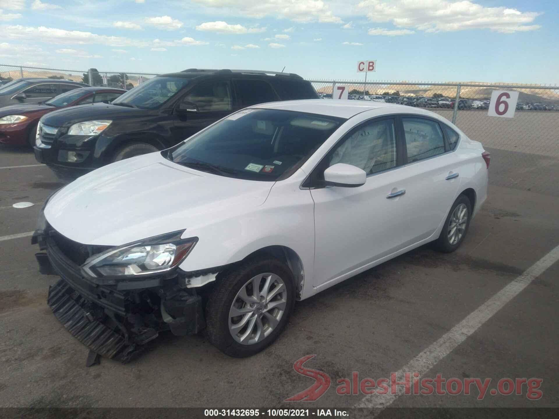 3N1AB7APXKY354333 2019 NISSAN SENTRA