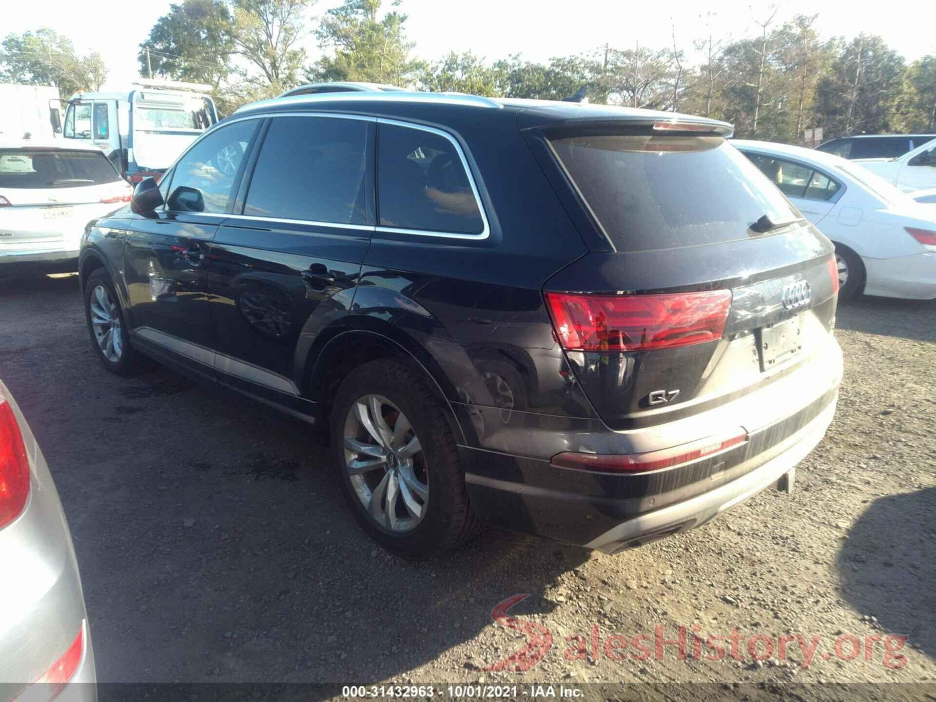 WA1LAAF71HD040820 2017 AUDI Q7