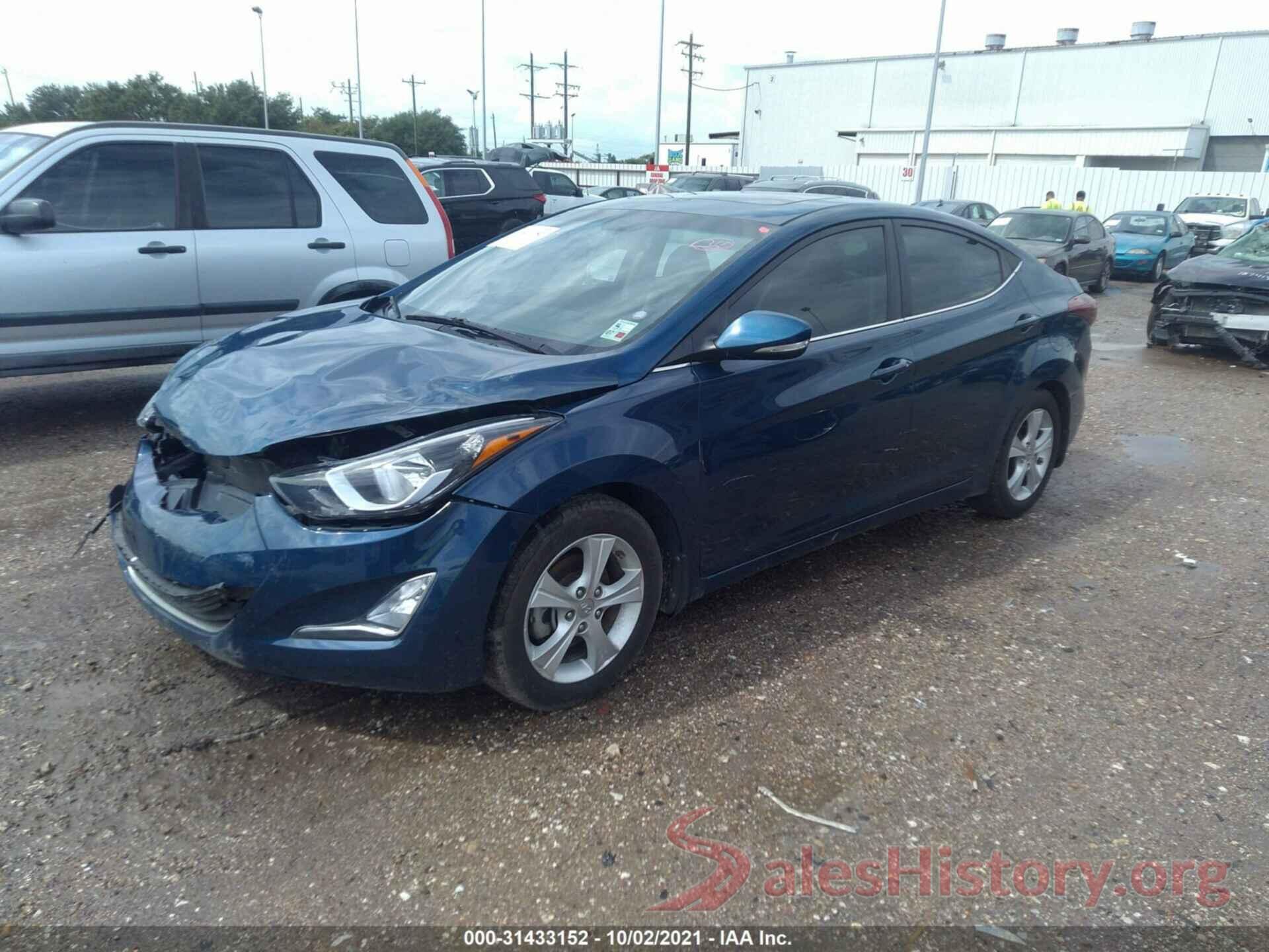 KMHDH4AE0GU593868 2016 HYUNDAI ELANTRA