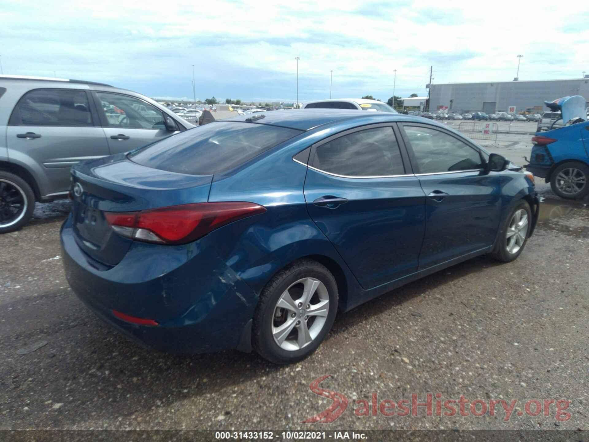 KMHDH4AE0GU593868 2016 HYUNDAI ELANTRA