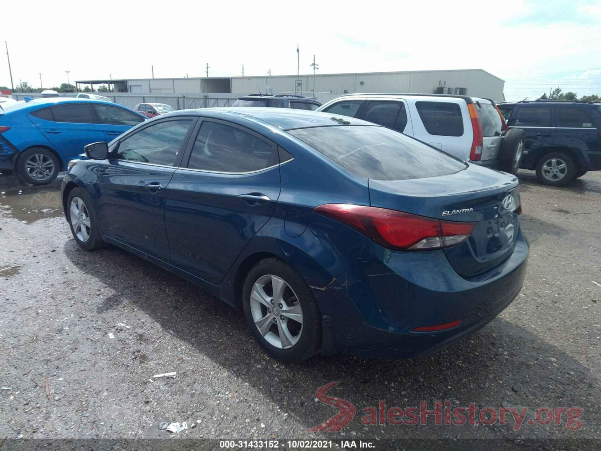 KMHDH4AE0GU593868 2016 HYUNDAI ELANTRA