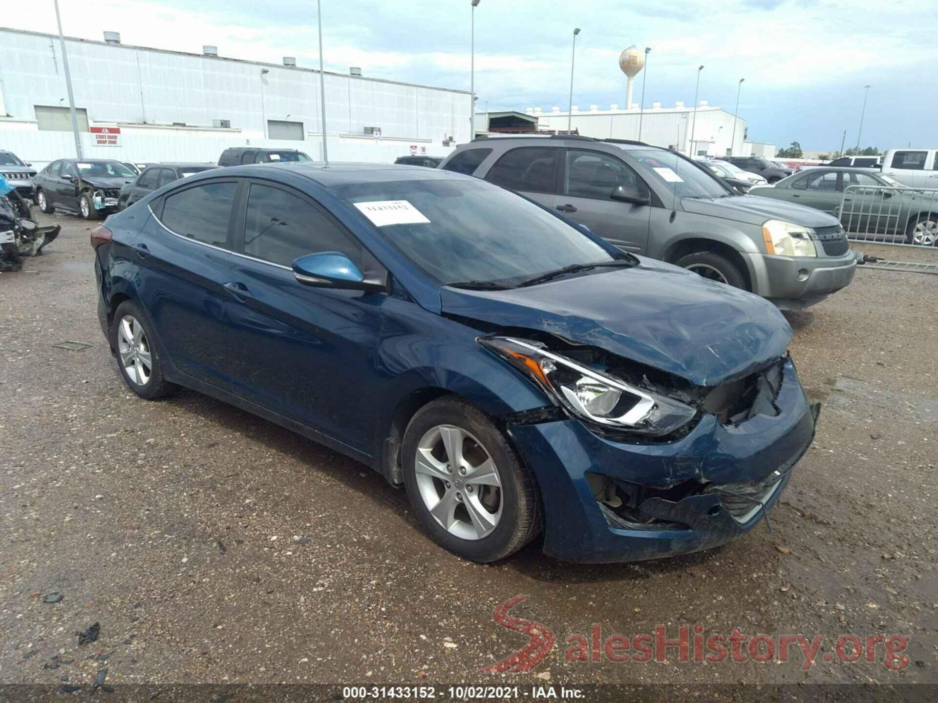 KMHDH4AE0GU593868 2016 HYUNDAI ELANTRA