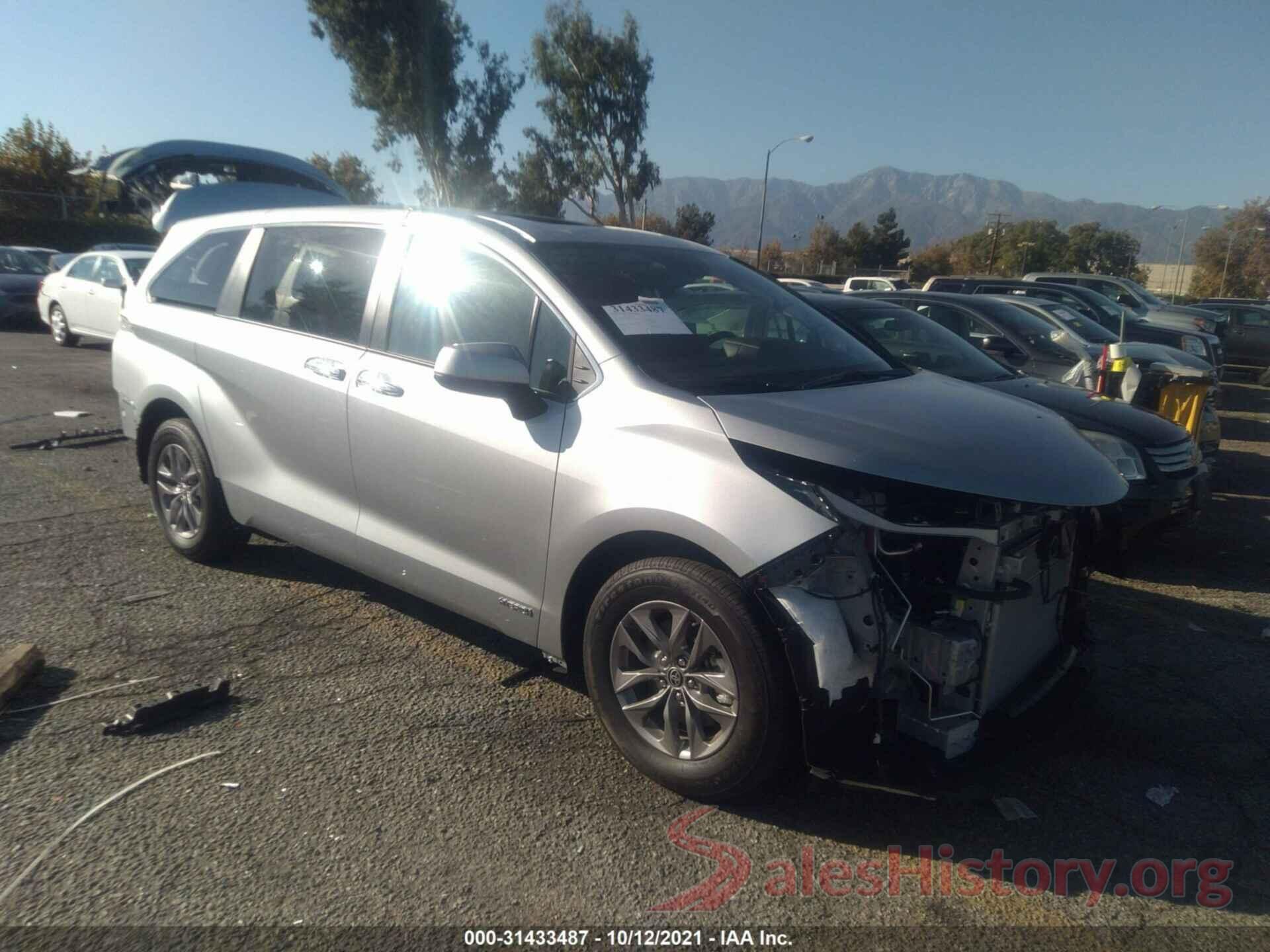 5TDJRKEC7MS059543 2021 TOYOTA SIENNA