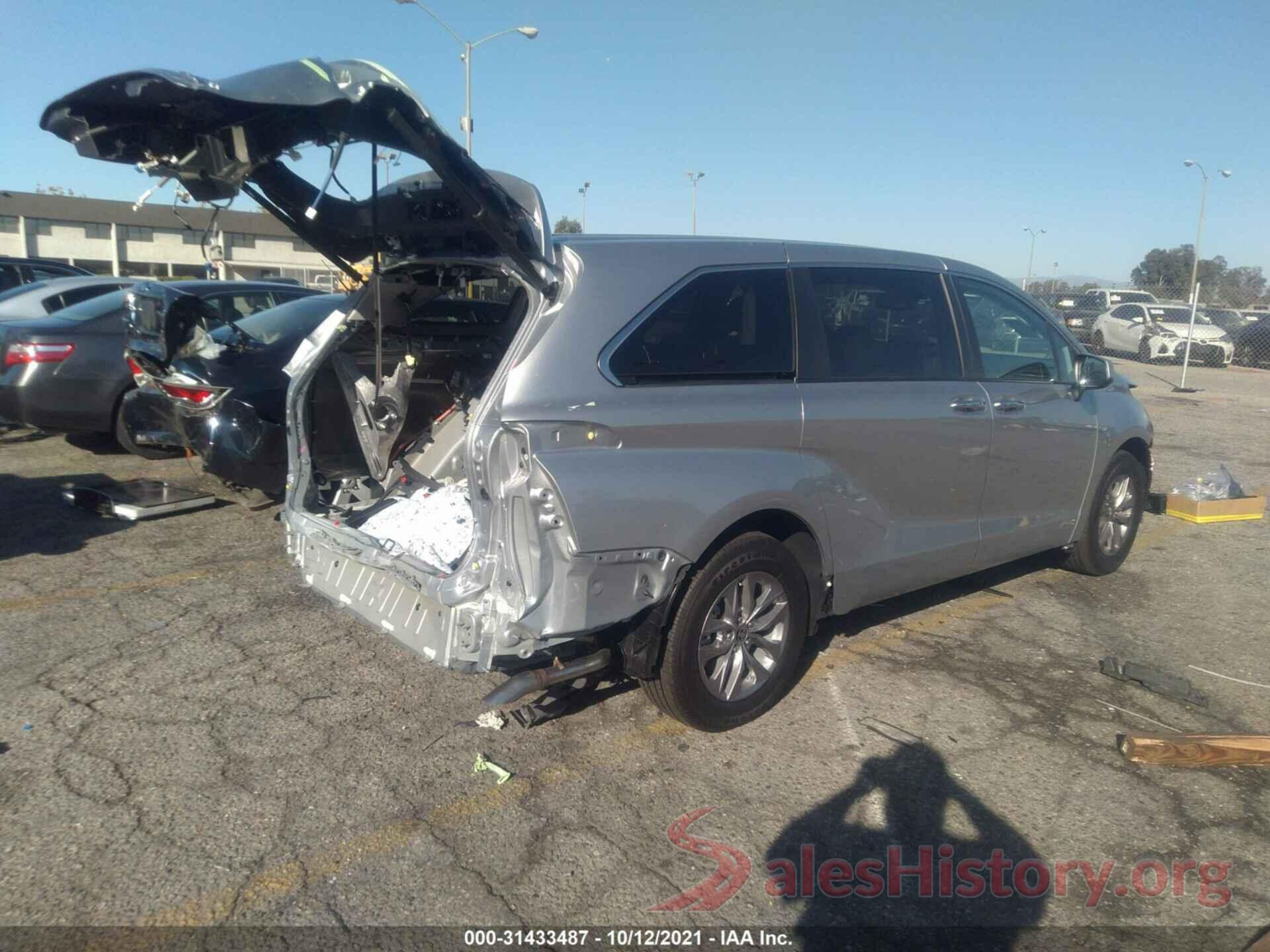 5TDJRKEC7MS059543 2021 TOYOTA SIENNA