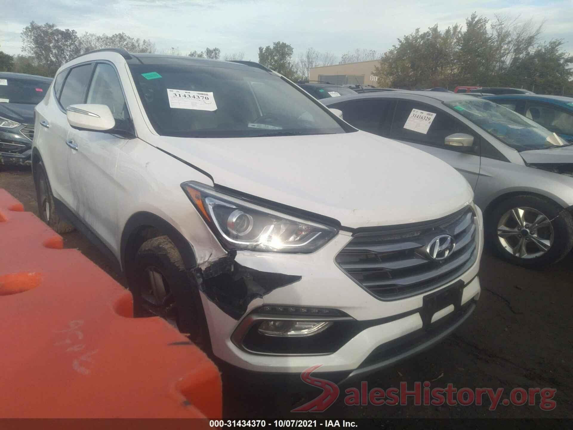 5XYZU3LB7HG383032 2017 HYUNDAI SANTA FE SPORT