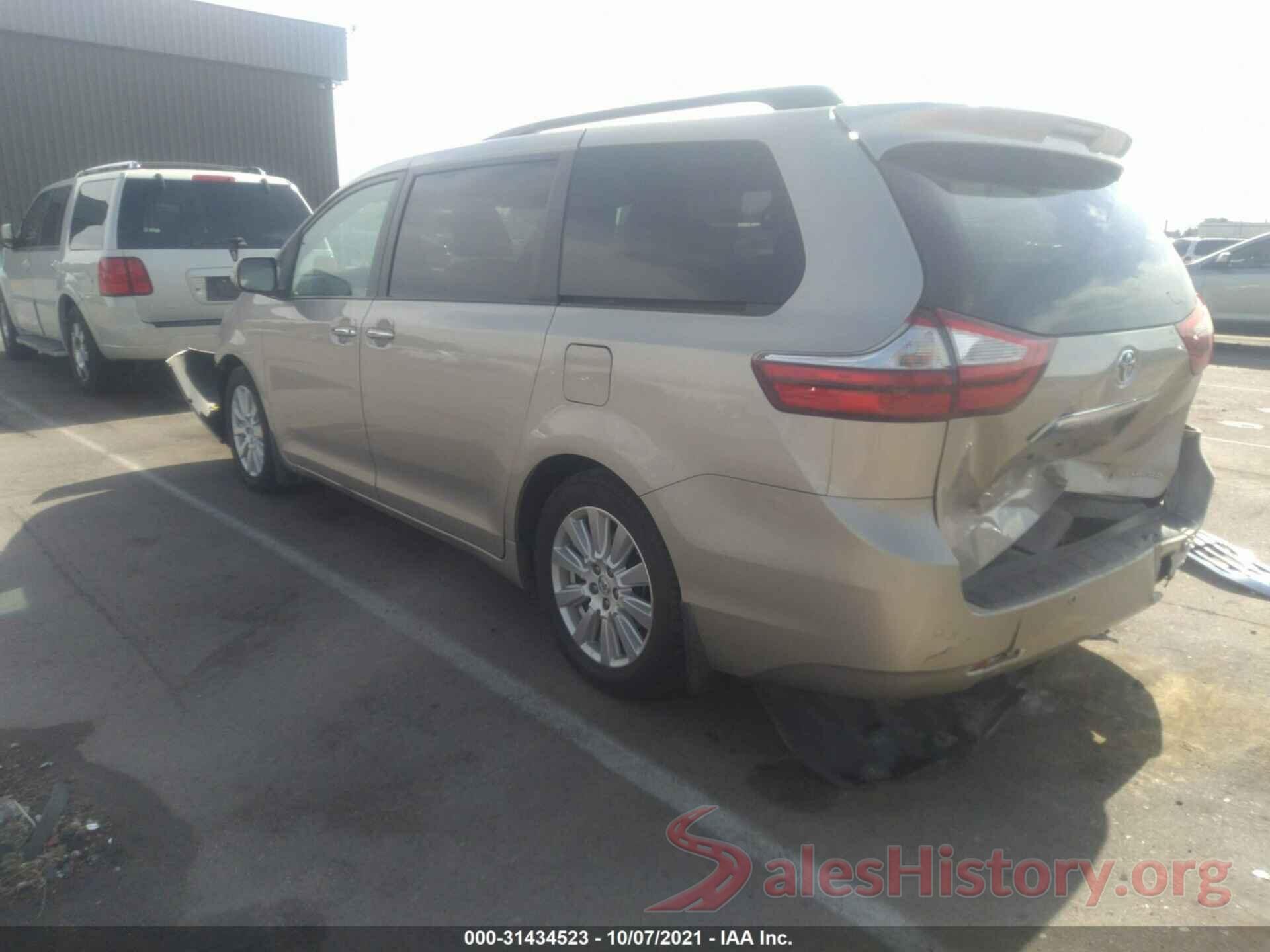 5TDYZ3DC4HS792886 2017 TOYOTA SIENNA