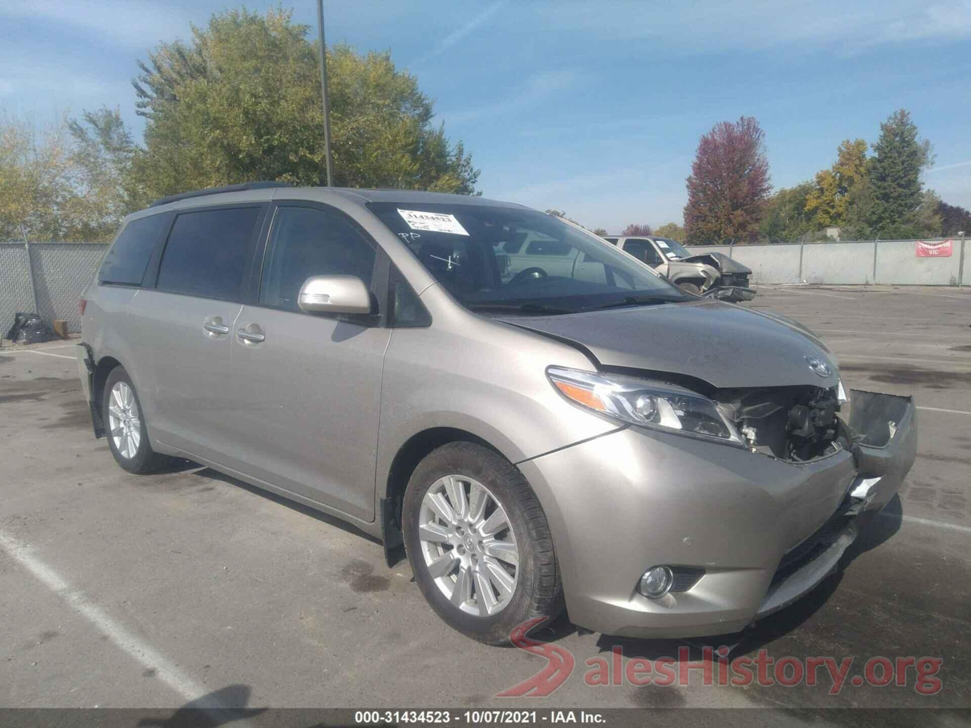 5TDYZ3DC4HS792886 2017 TOYOTA SIENNA