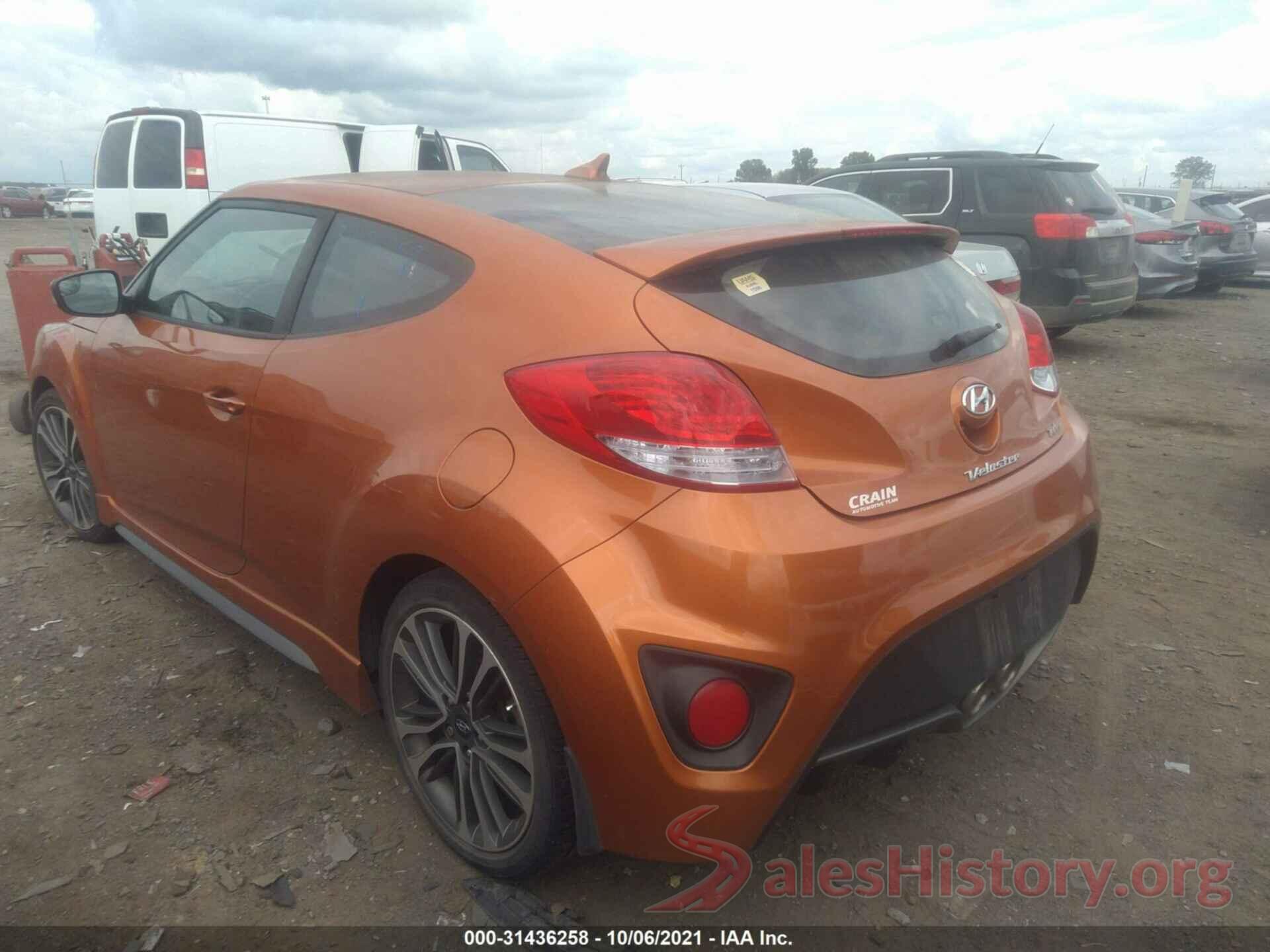 KMHTC6AE5GU291630 2016 HYUNDAI VELOSTER