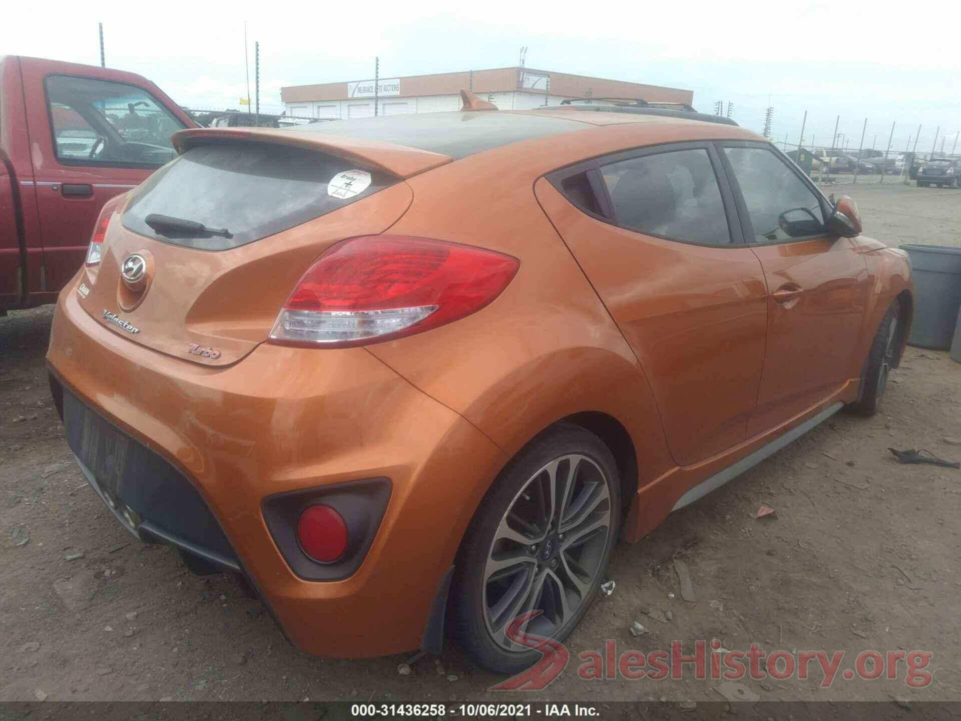 KMHTC6AE5GU291630 2016 HYUNDAI VELOSTER