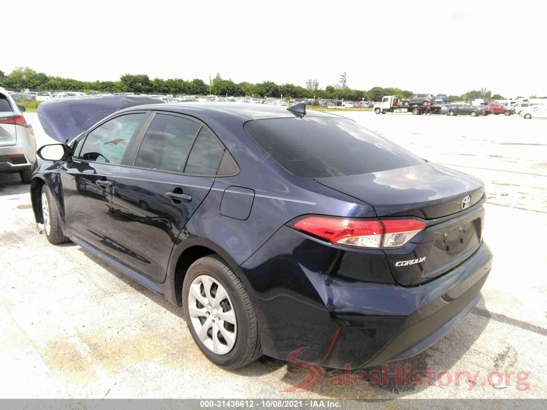 5YFEPRAEXLP027524 2020 TOYOTA COROLLA