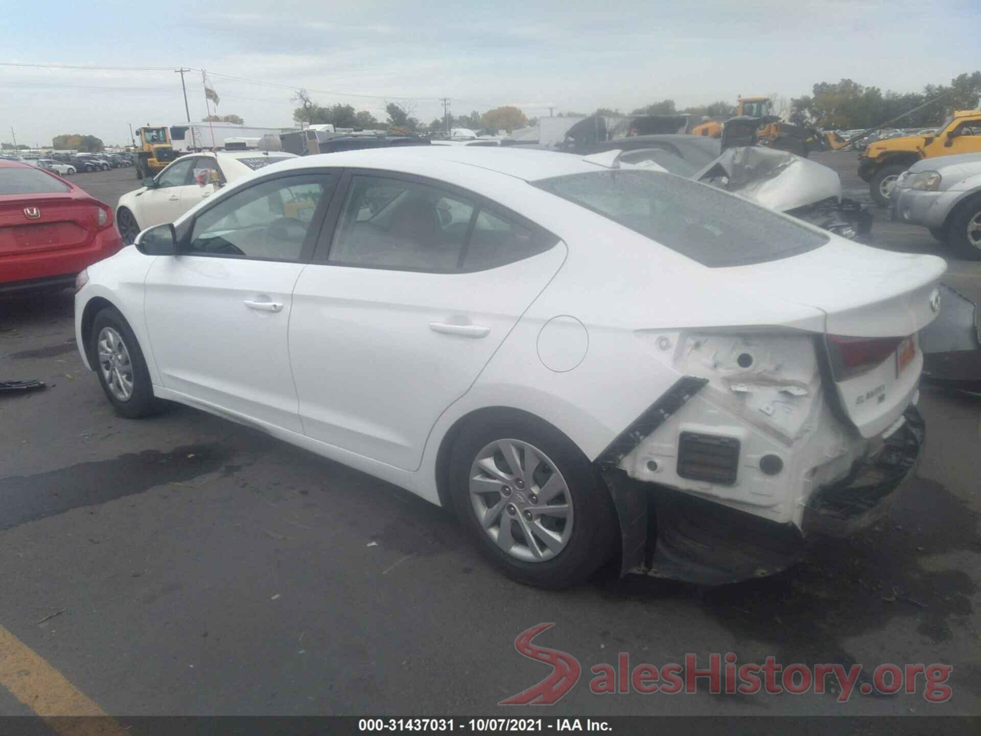 5NPD74LF1HH208438 2017 HYUNDAI ELANTRA