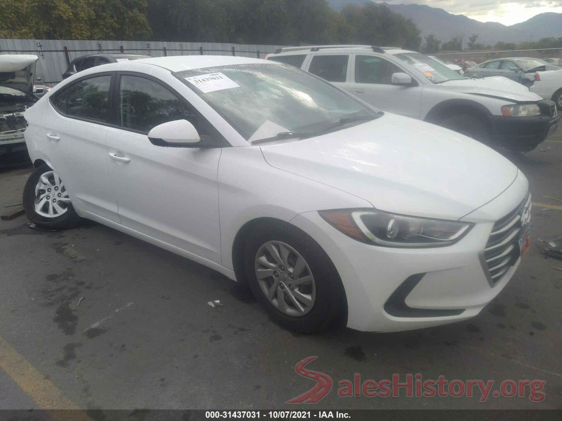 5NPD74LF1HH208438 2017 HYUNDAI ELANTRA