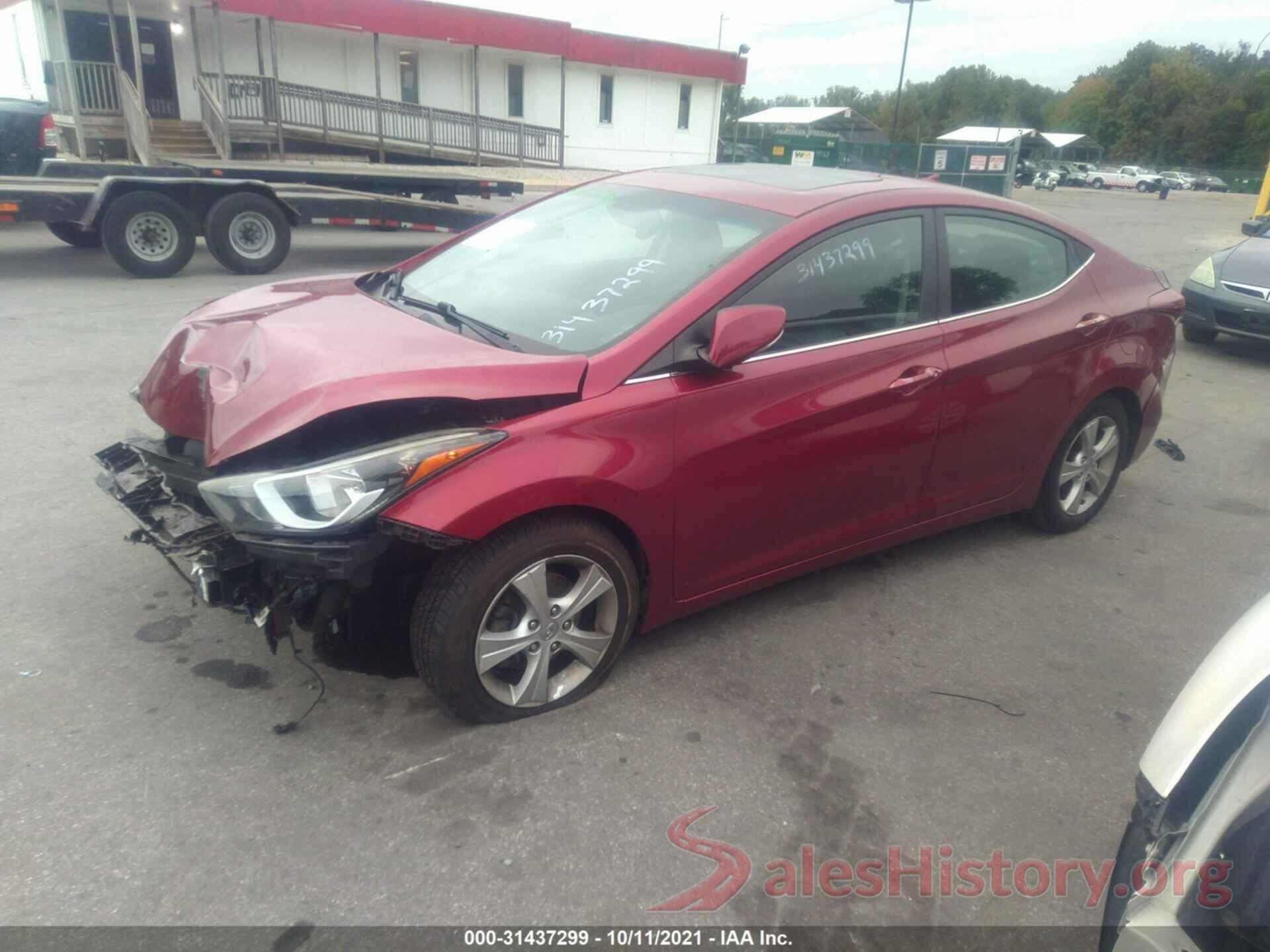 5NPDH4AE3GH723057 2016 HYUNDAI ELANTRA