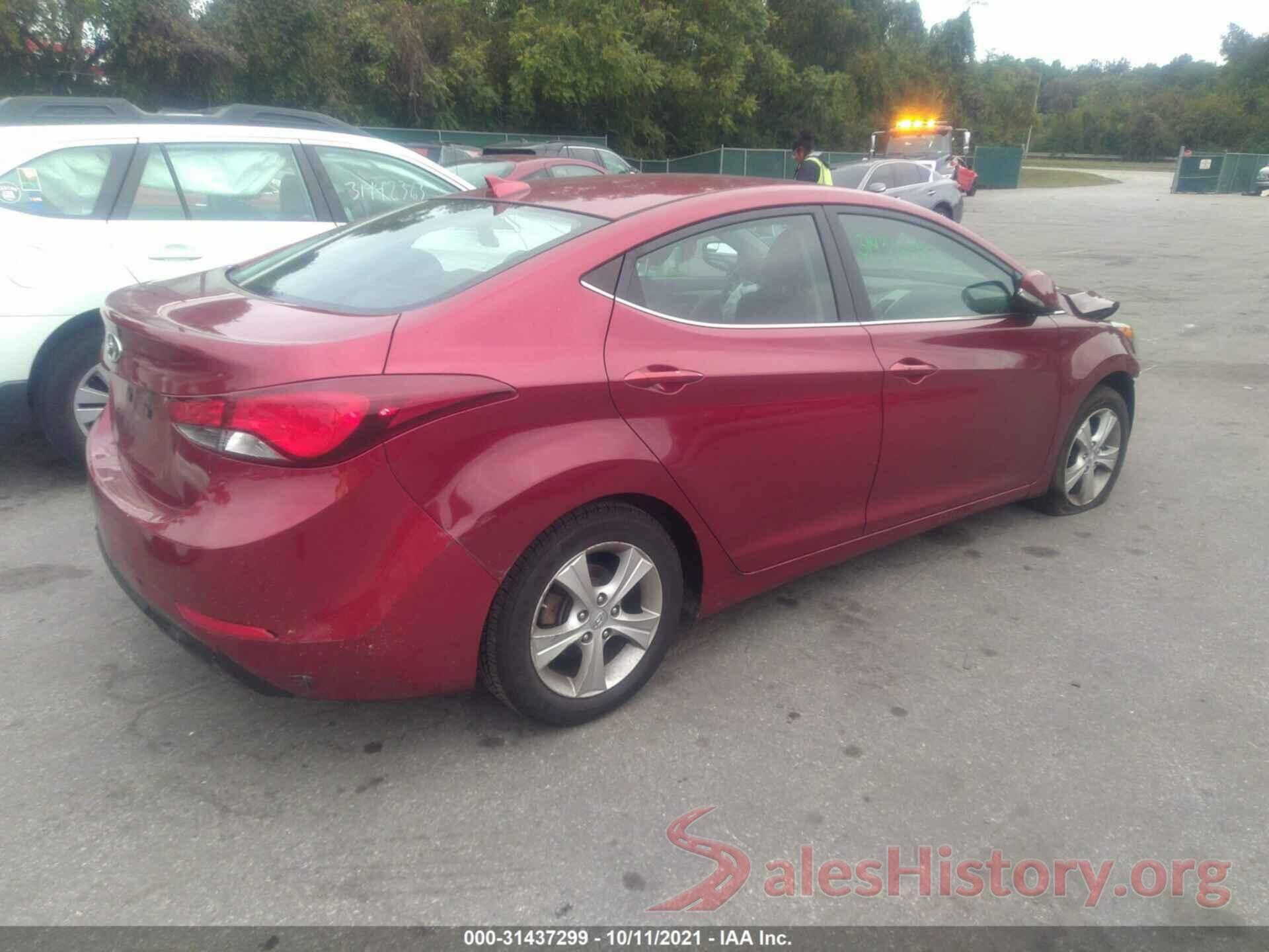 5NPDH4AE3GH723057 2016 HYUNDAI ELANTRA