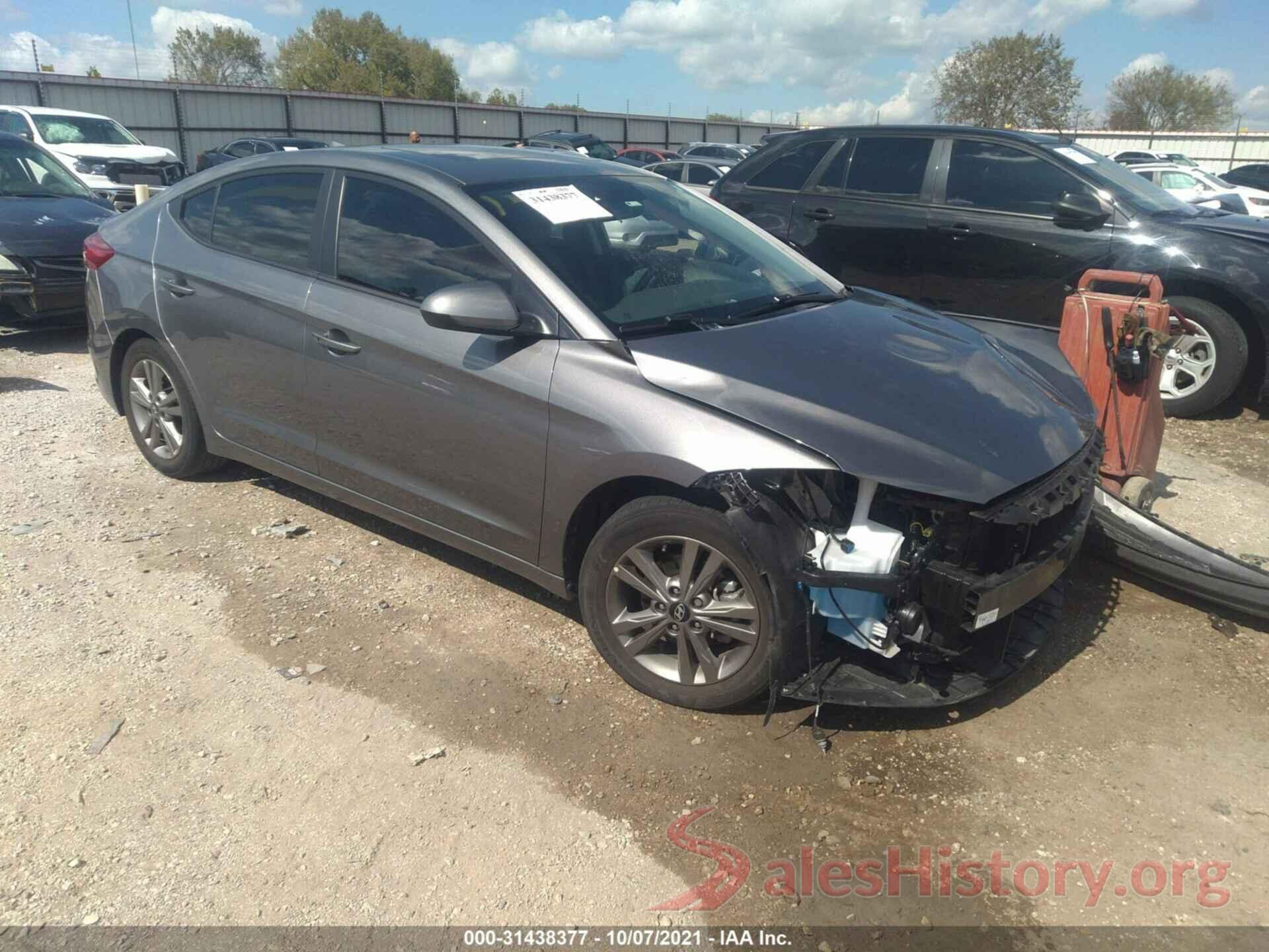 5NPD84LF6JH279721 2018 HYUNDAI ELANTRA