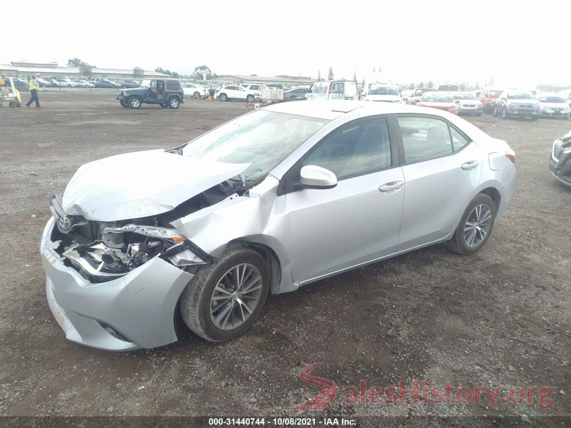 5YFBURHE8GP493699 2016 TOYOTA COROLLA