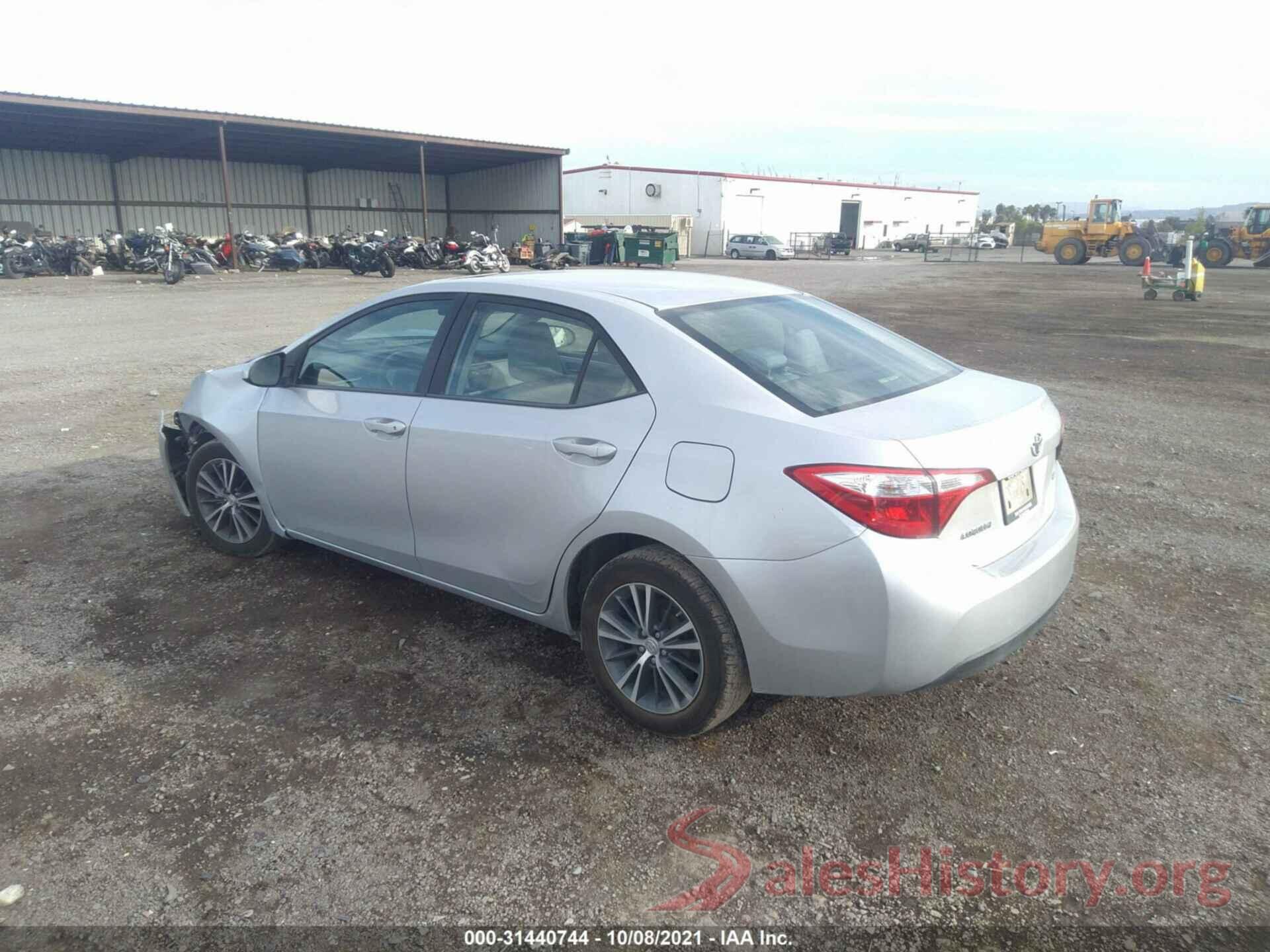 5YFBURHE8GP493699 2016 TOYOTA COROLLA