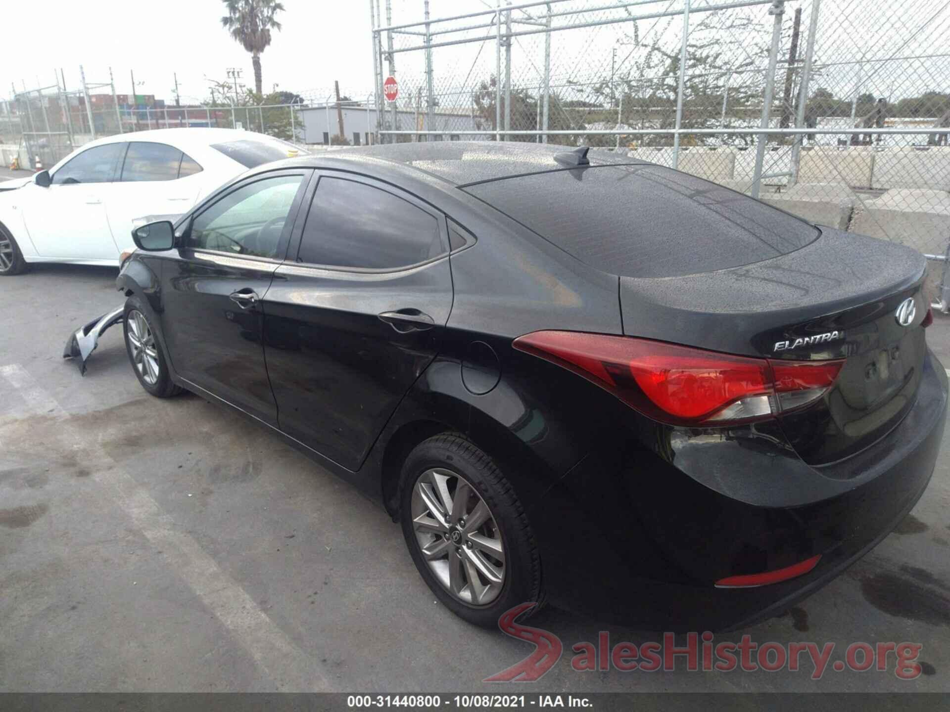 5NPDH4AE9GH749145 2016 HYUNDAI ELANTRA