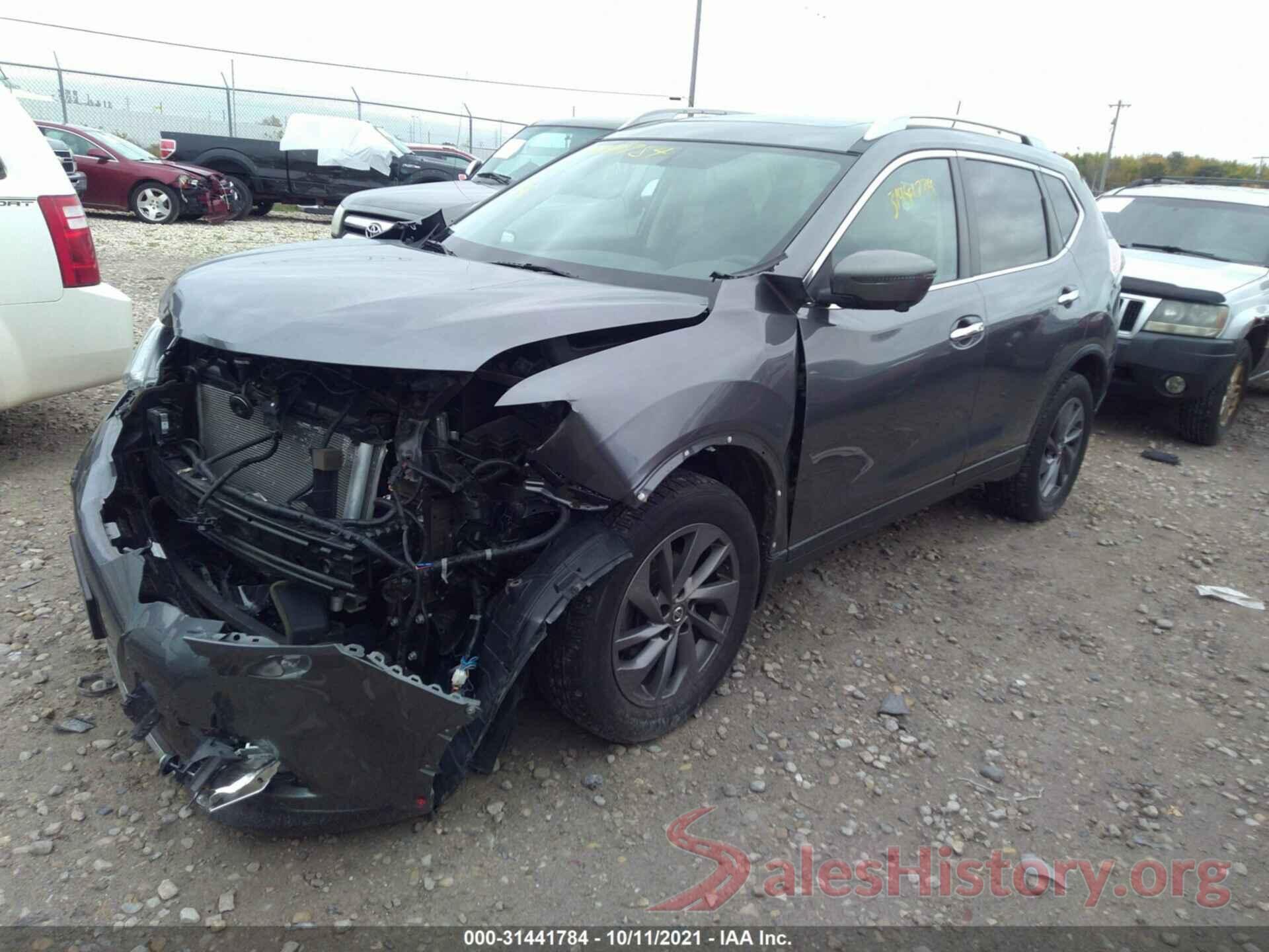 5N1AT2MV1GC869434 2016 NISSAN ROGUE