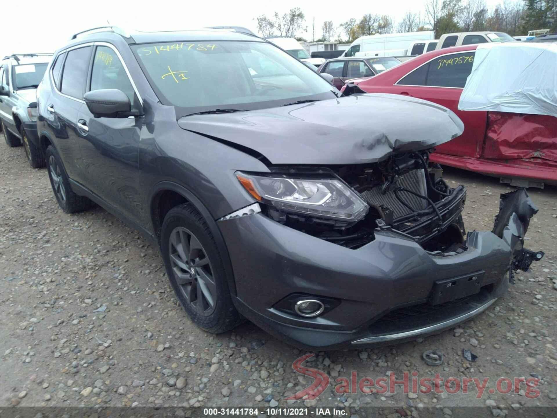 5N1AT2MV1GC869434 2016 NISSAN ROGUE