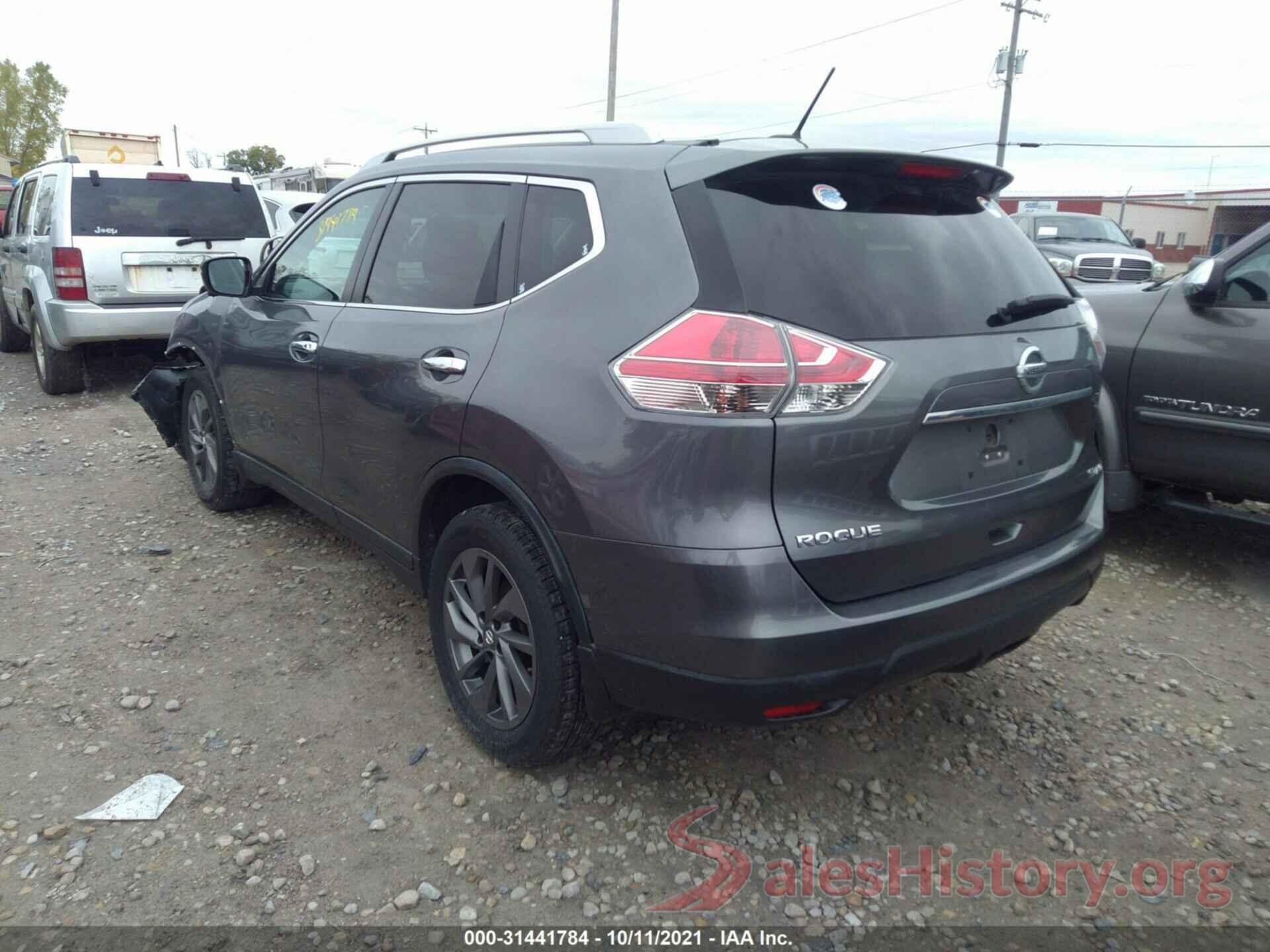 5N1AT2MV1GC869434 2016 NISSAN ROGUE