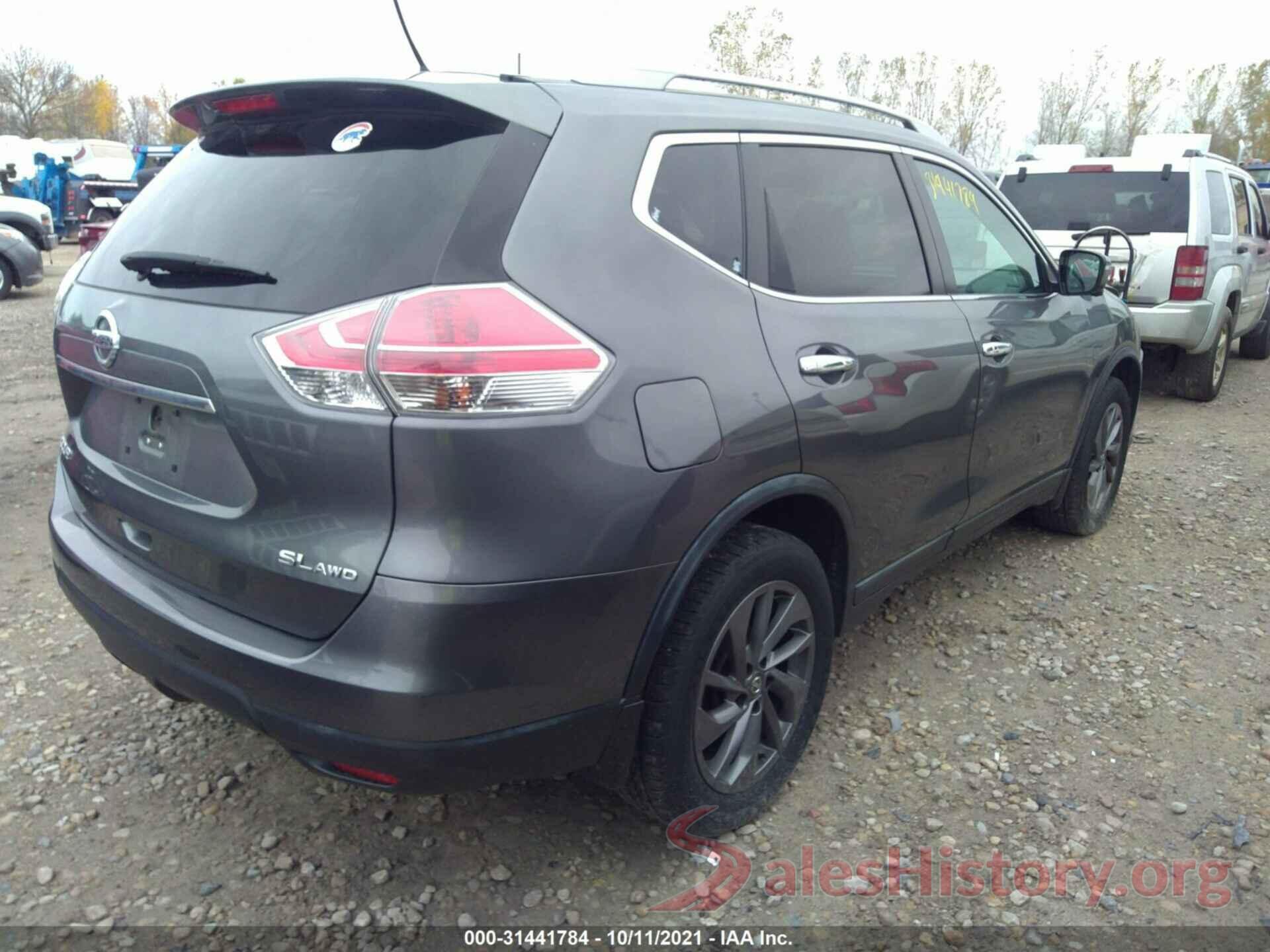 5N1AT2MV1GC869434 2016 NISSAN ROGUE