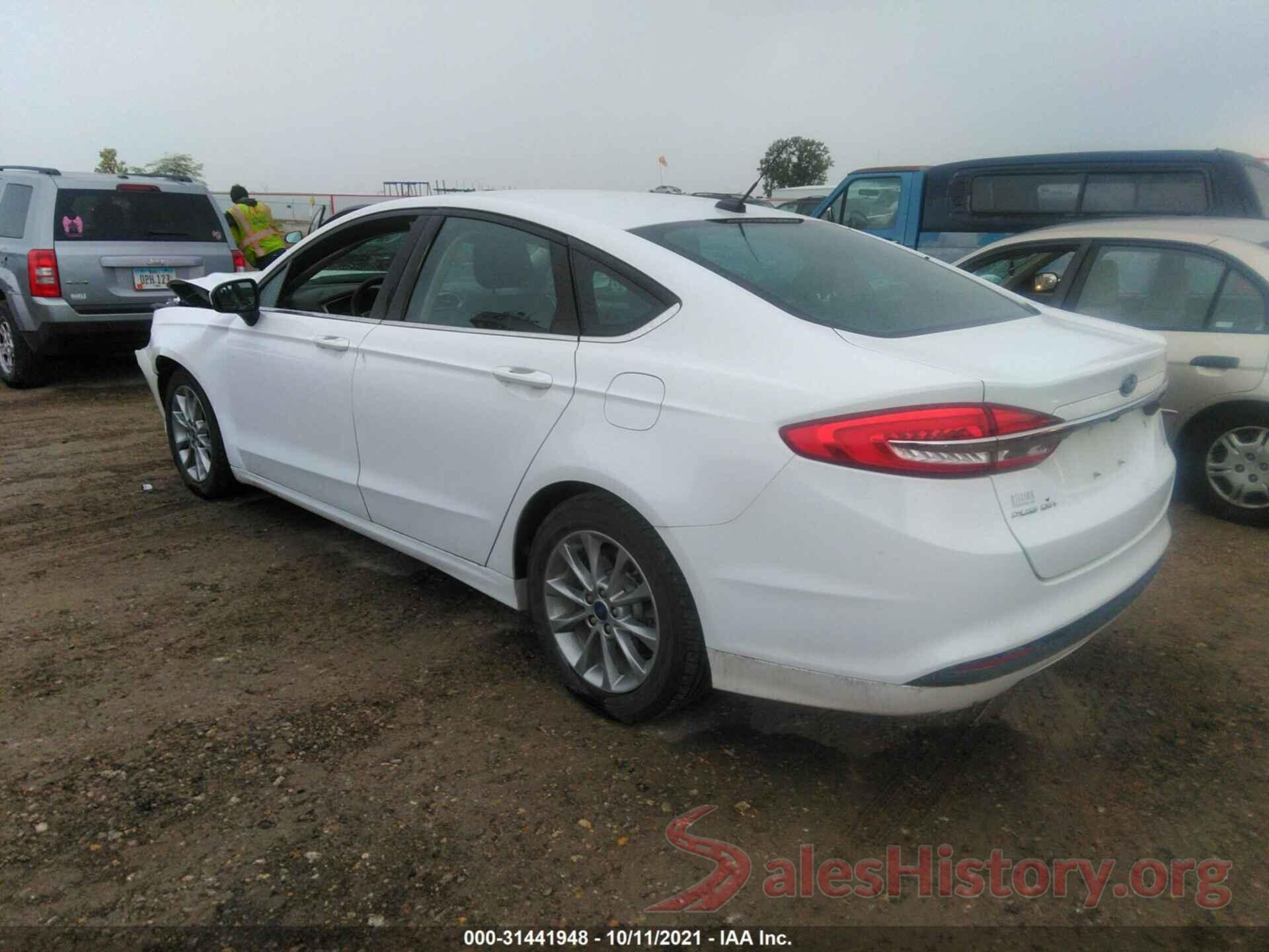 3FA6P0H79HR150620 2017 FORD FUSION