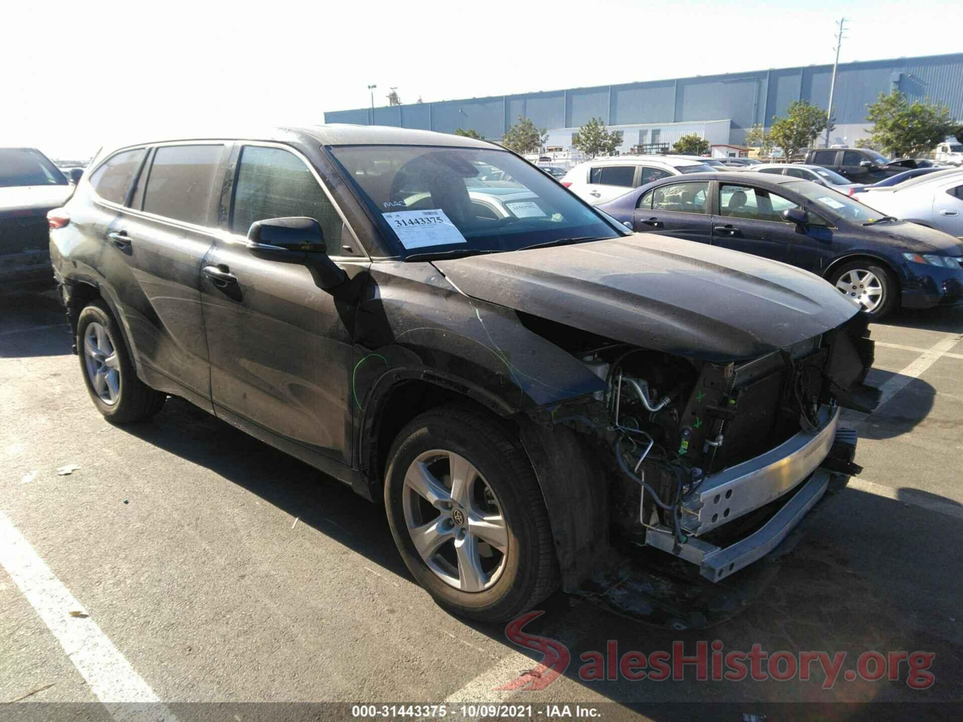 5TDBZRBH1LS502541 2020 TOYOTA HIGHLANDER