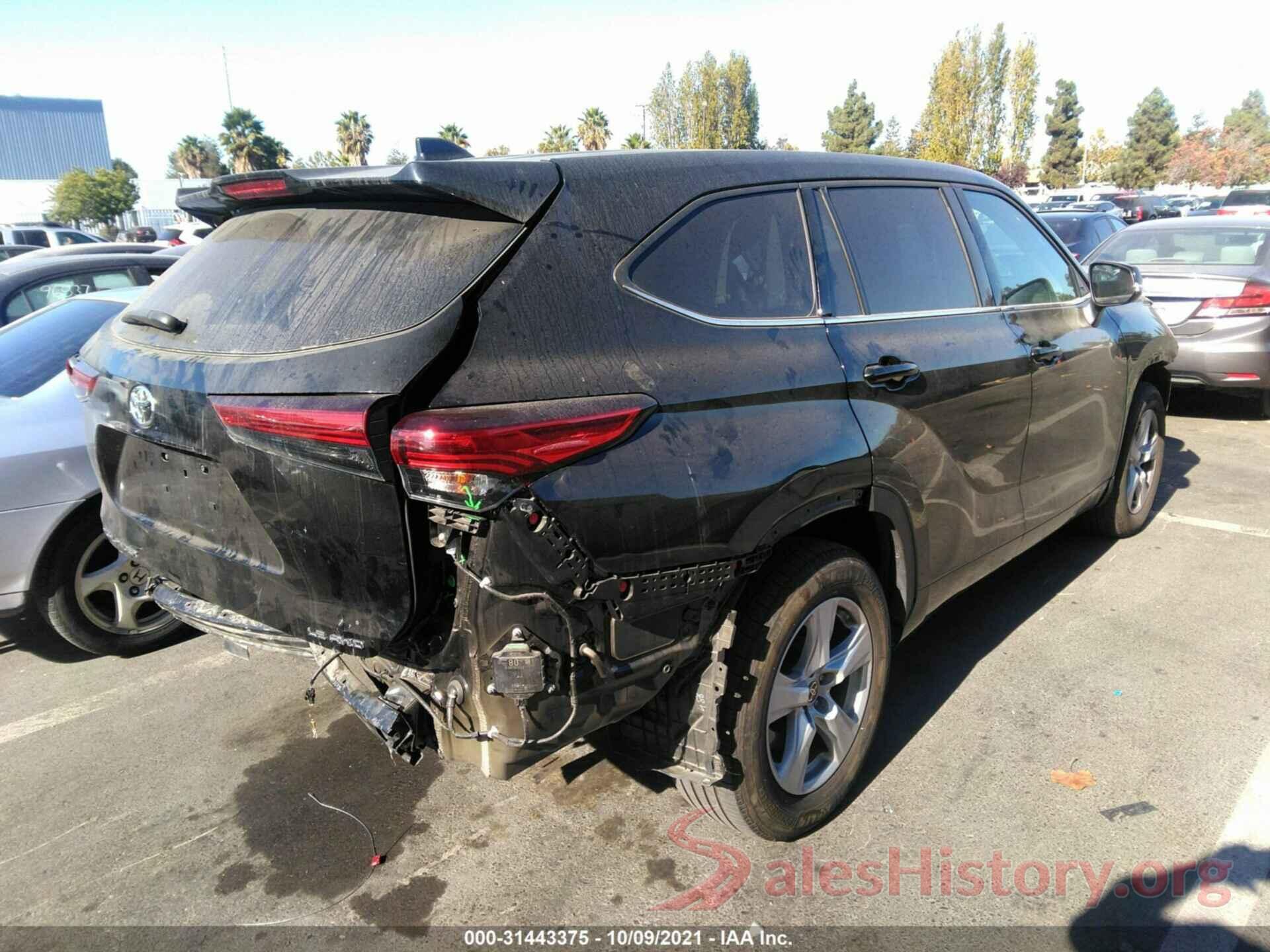 5TDBZRBH1LS502541 2020 TOYOTA HIGHLANDER