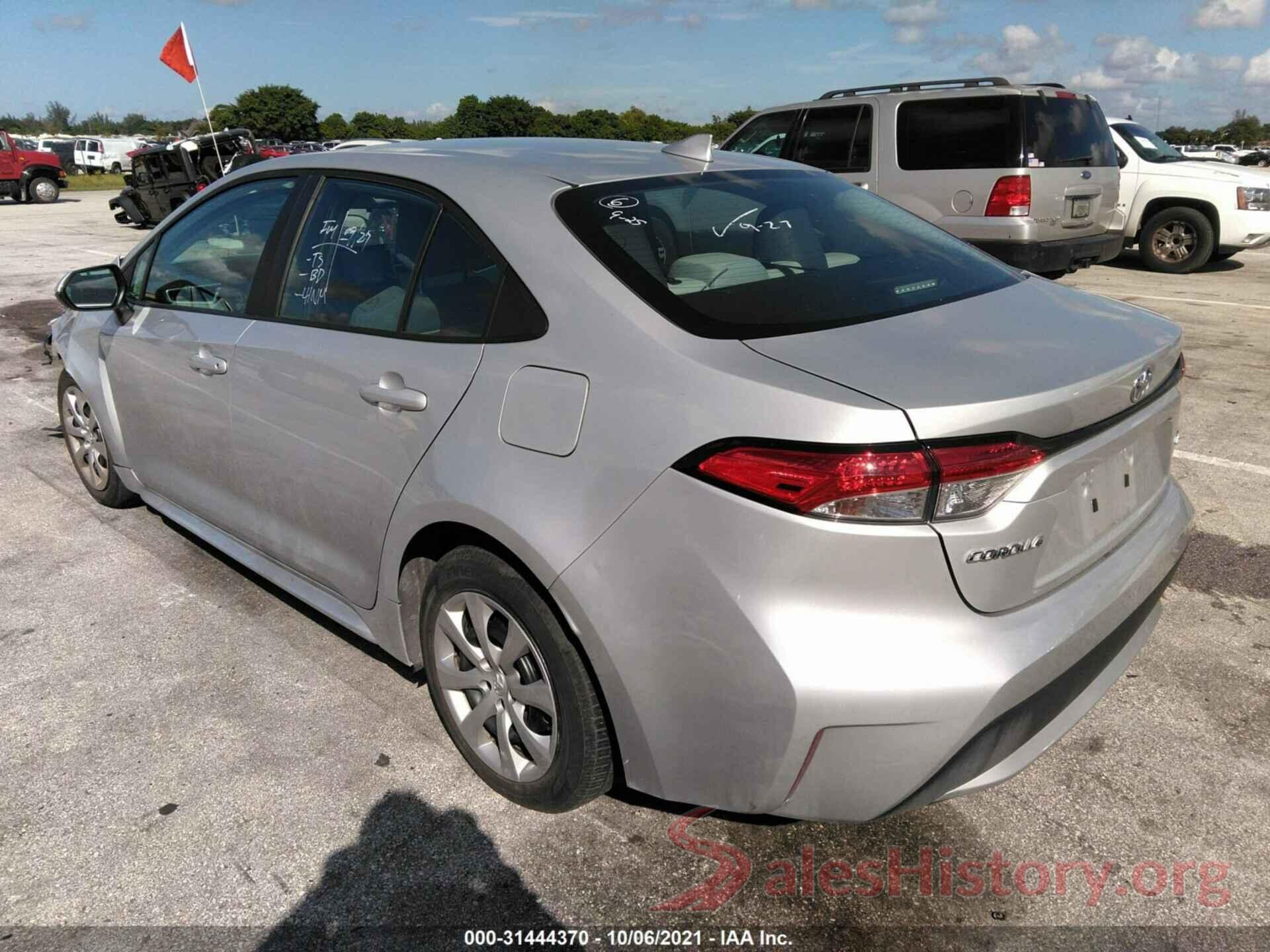 5YFEPMAE2MP179558 2021 TOYOTA COROLLA