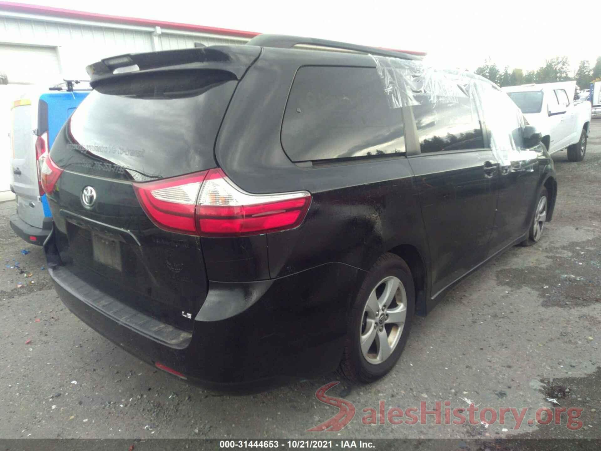 5TDKZ3DC3KS010090 2019 TOYOTA SIENNA