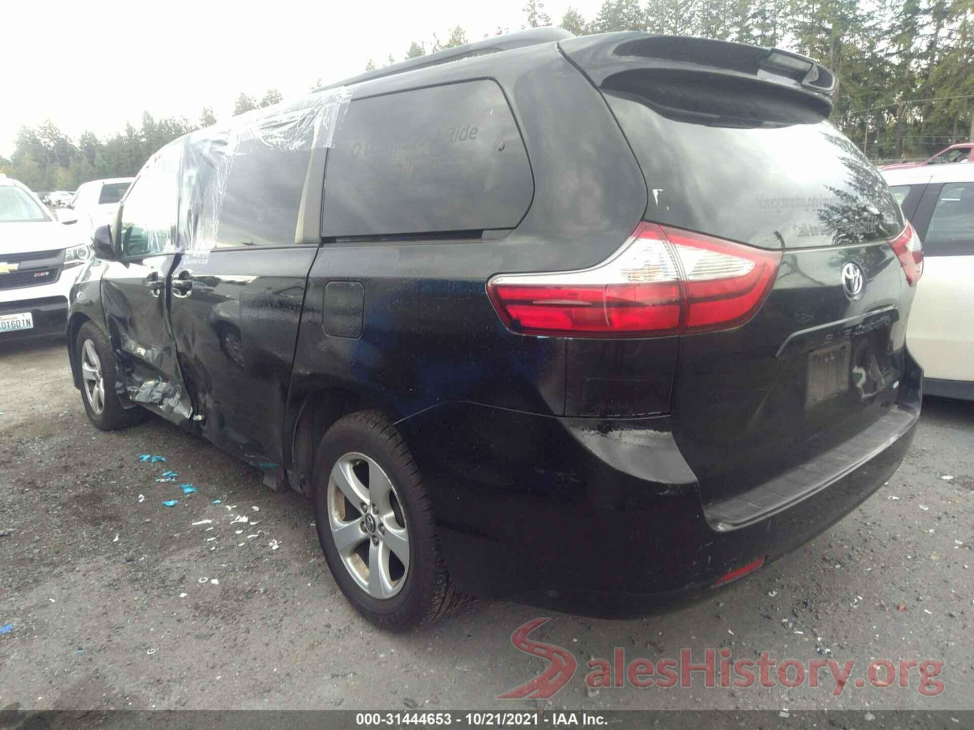 5TDKZ3DC3KS010090 2019 TOYOTA SIENNA