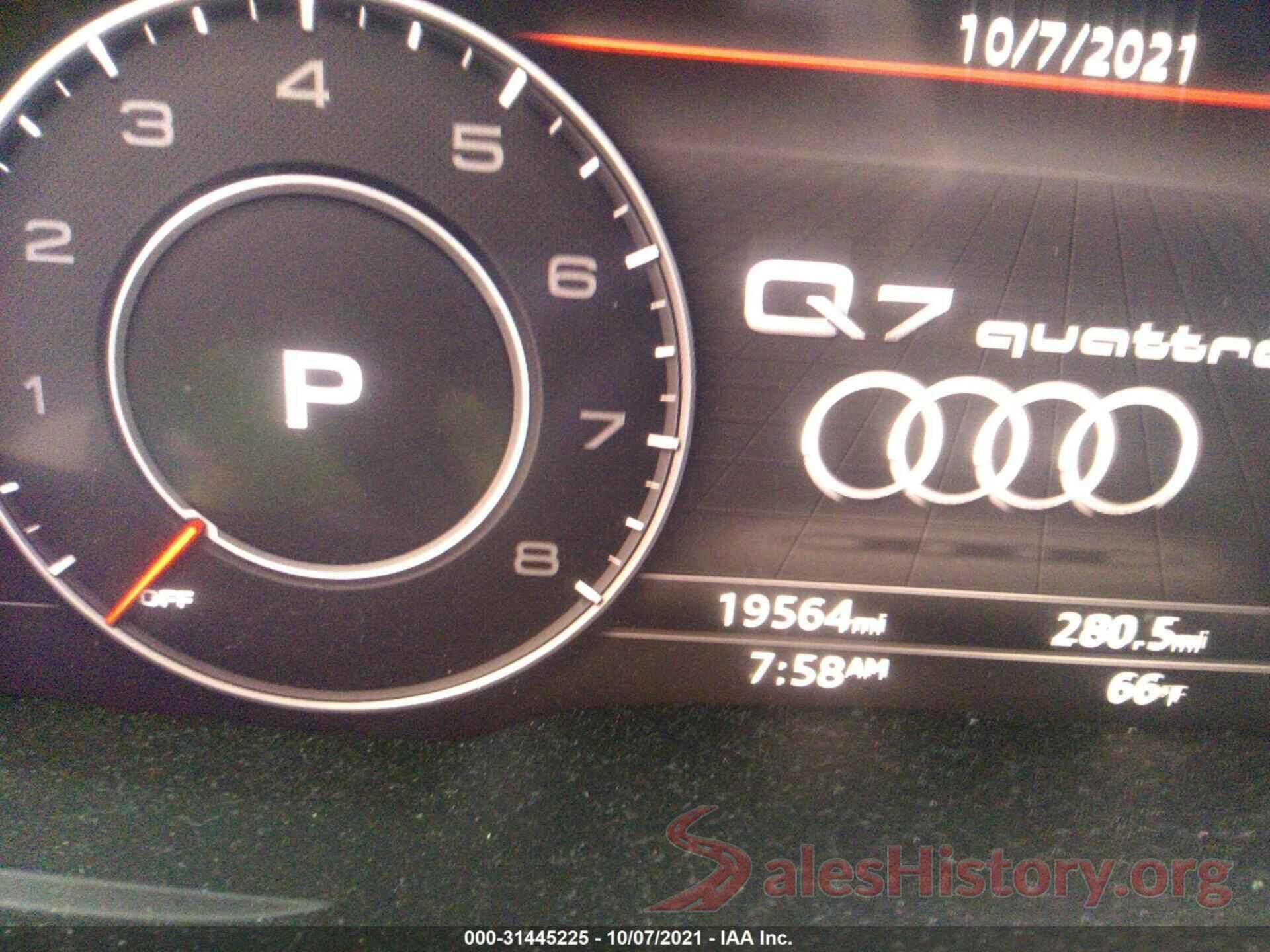 WA1LHAF73KD040028 2019 AUDI Q7