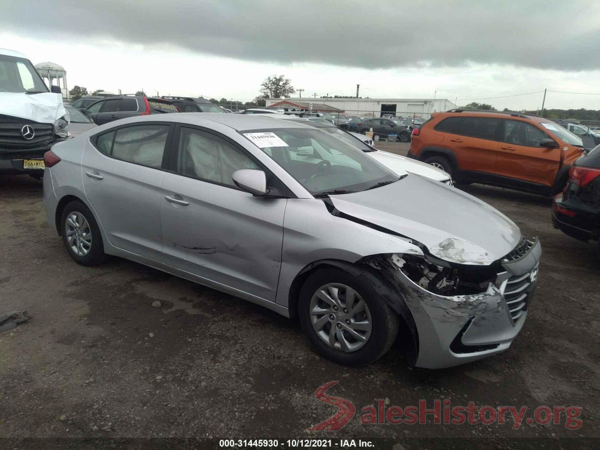 KMHD74LF8JU510445 2018 HYUNDAI ELANTRA