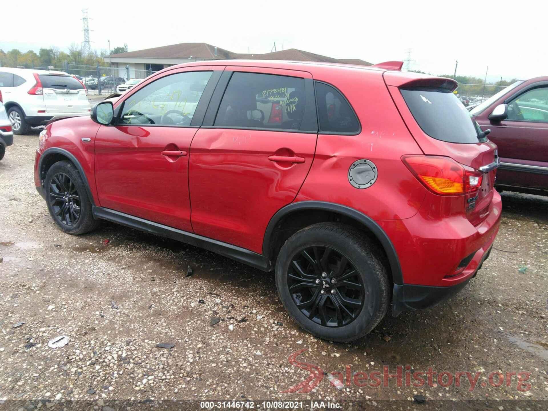 JA4AP3AU6KU027292 2019 MITSUBISHI OUTLANDER SPORT