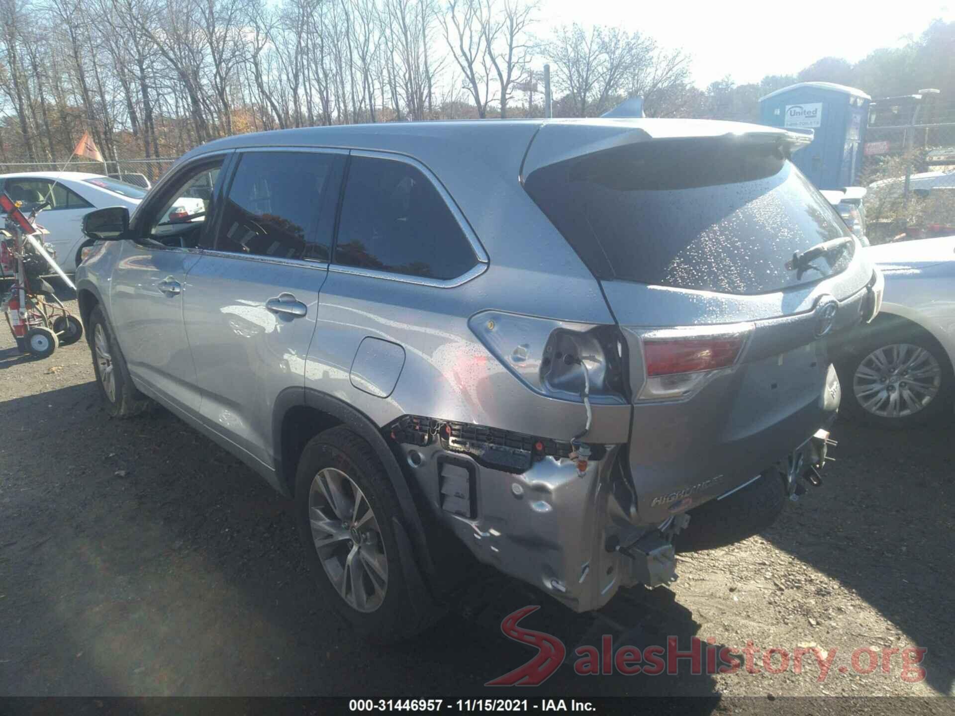 5TDBKRFH3GS281092 2016 TOYOTA HIGHLANDER