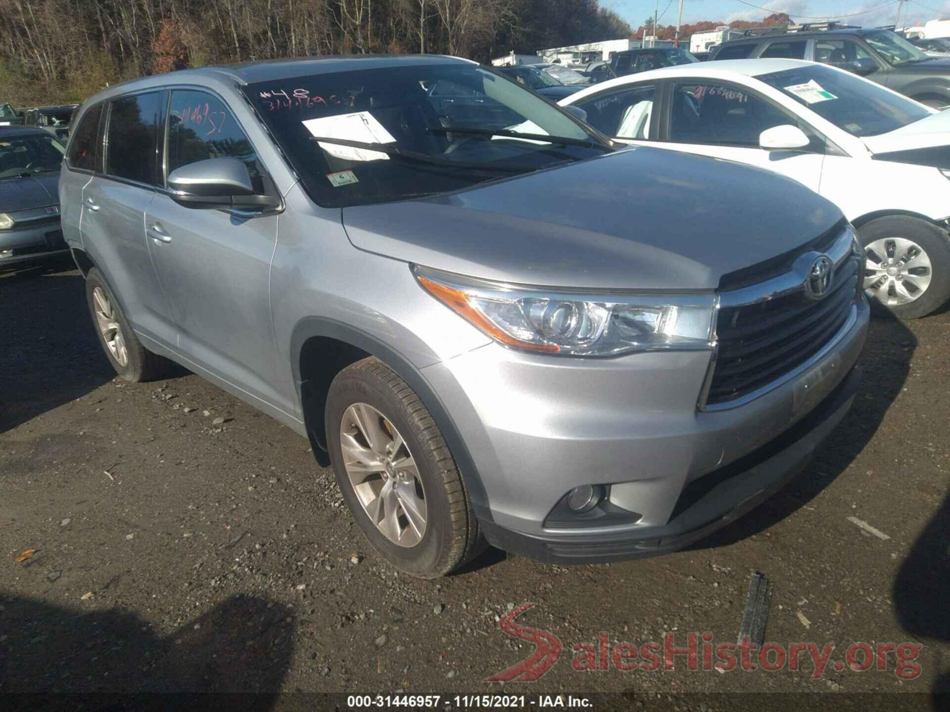 5TDBKRFH3GS281092 2016 TOYOTA HIGHLANDER