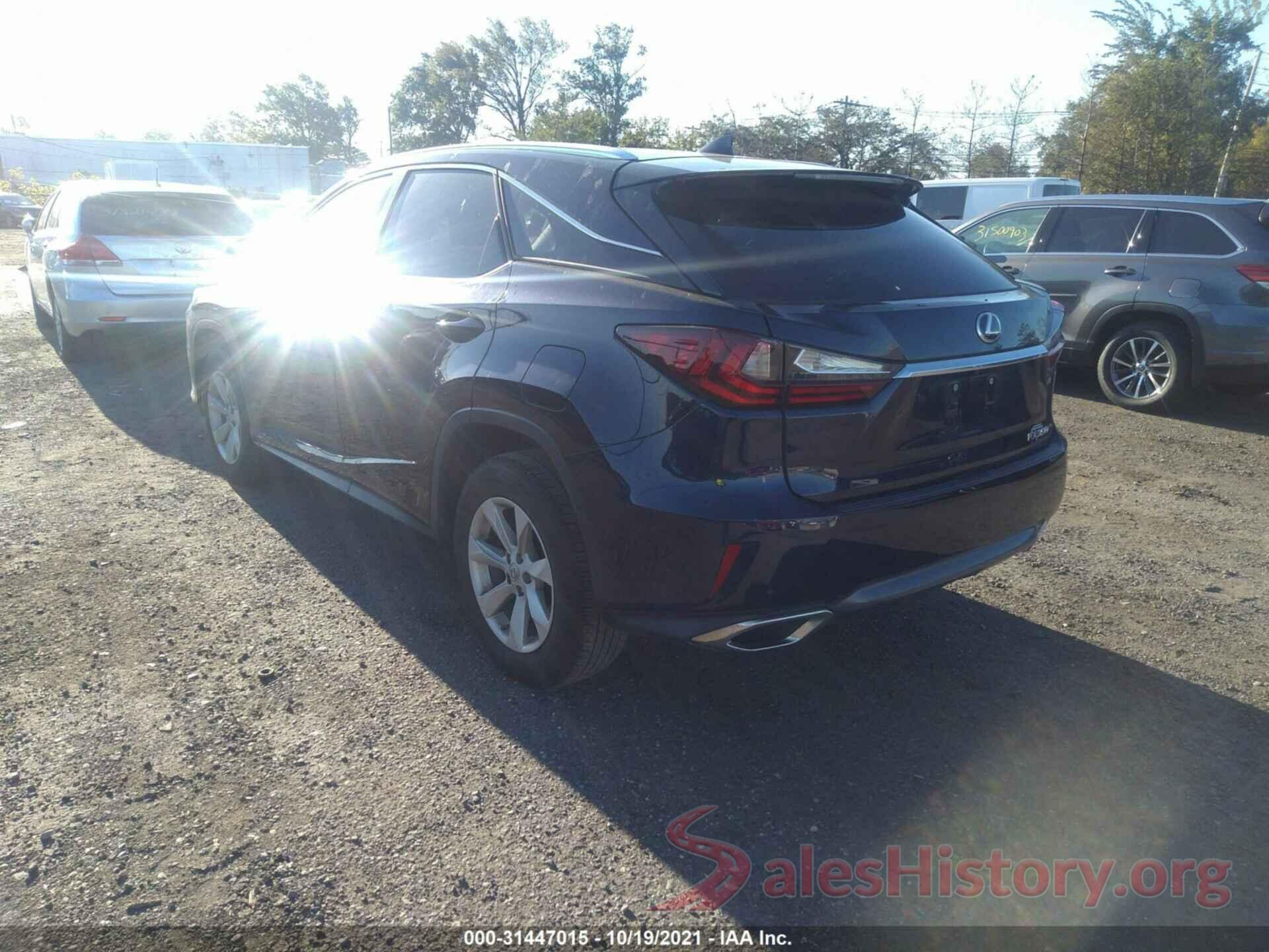 2T2BZMCA3HC091546 2017 LEXUS RX