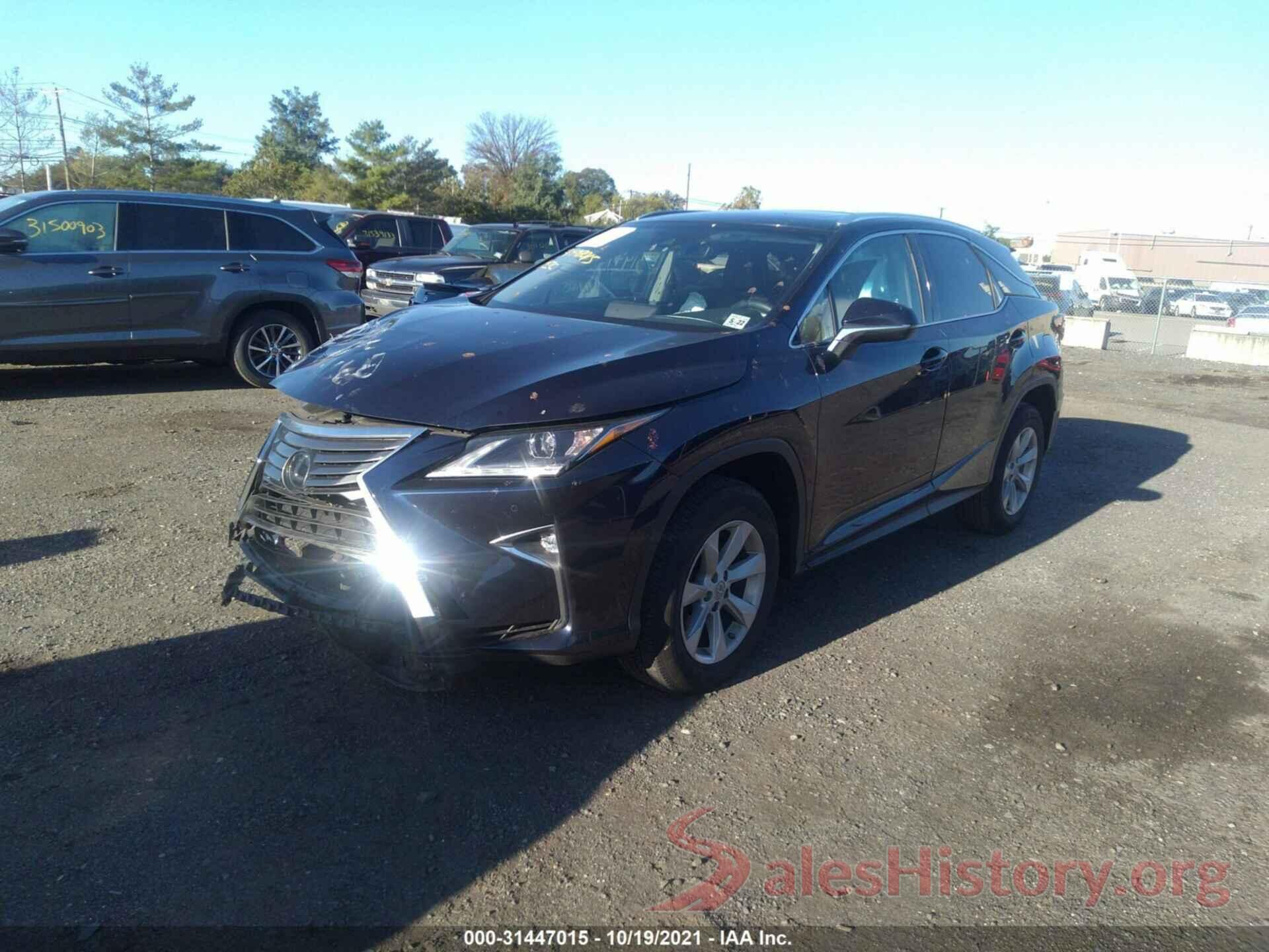 2T2BZMCA3HC091546 2017 LEXUS RX