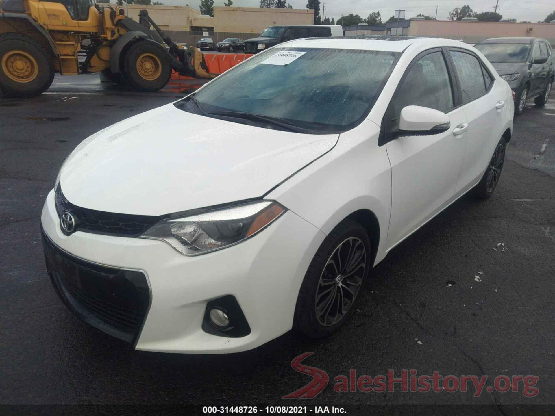 5YFBURHE2GP524459 2016 TOYOTA COROLLA