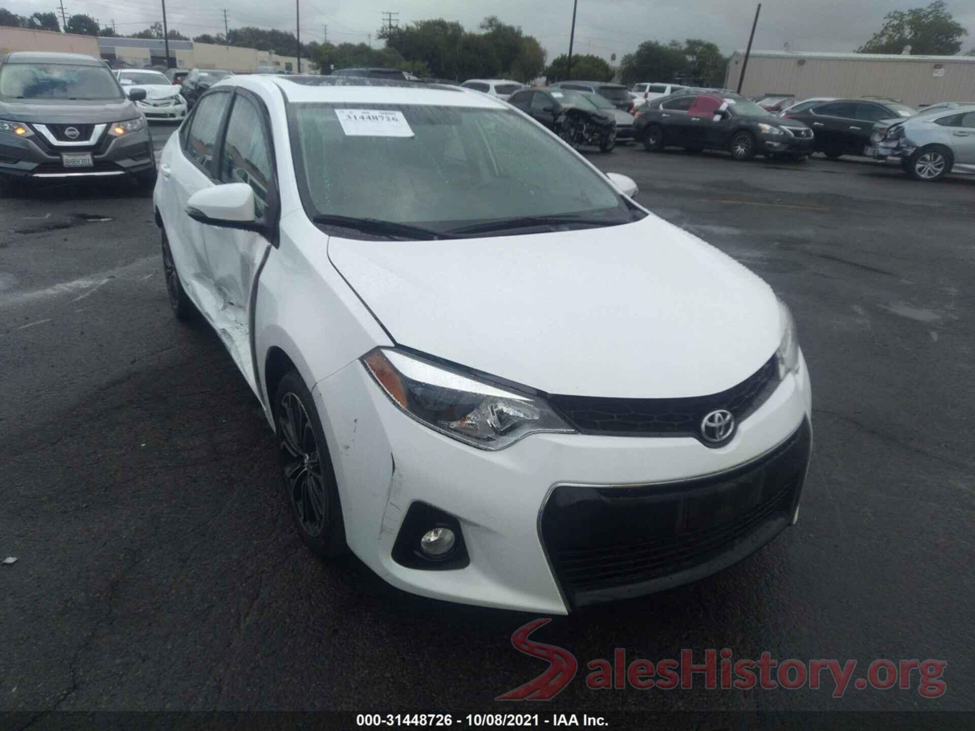 5YFBURHE2GP524459 2016 TOYOTA COROLLA