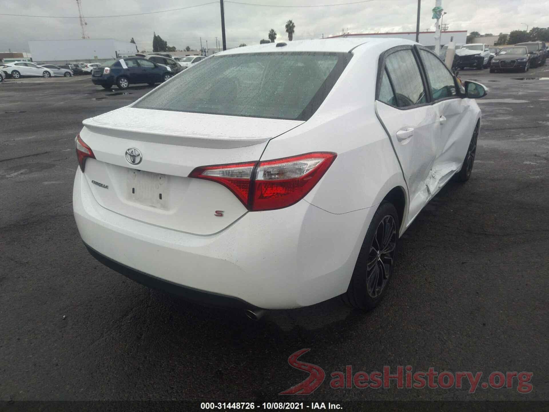 5YFBURHE2GP524459 2016 TOYOTA COROLLA